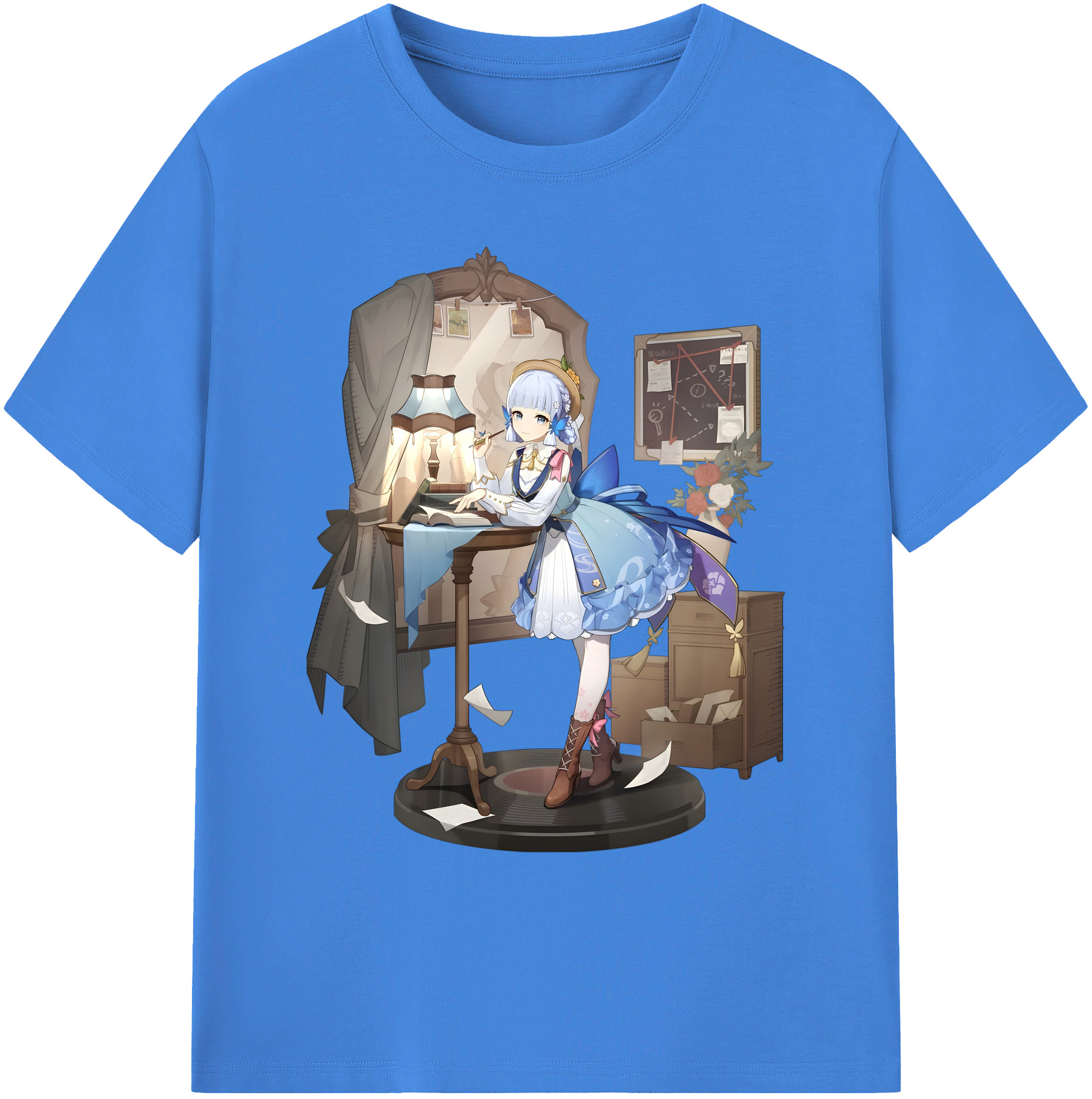げんし神 神里綾華 神宮寺レン genshin Kamimiya Ren 綿100％ メンズ半袖Tシャツ｜肌触りやわらか＆通気性