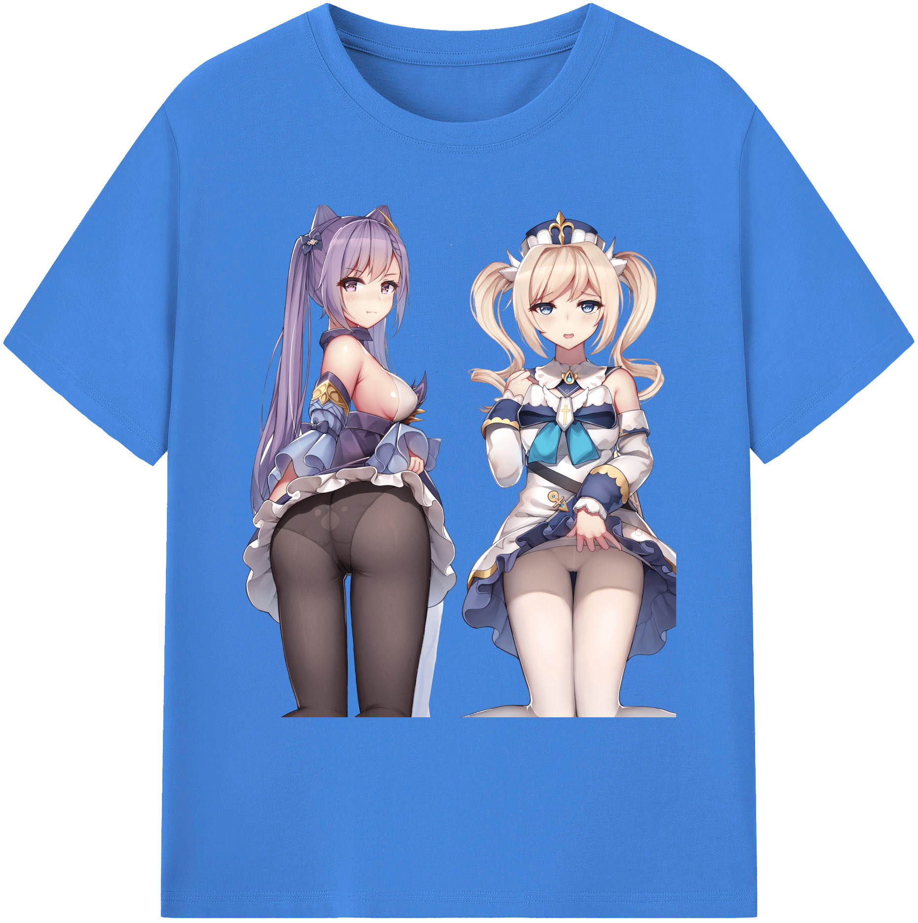 げんし神 刻晴 こくせい genshin Kokusei 綿100％ メンズ半袖Tシャツ｜肌触りやわらか＆通気性