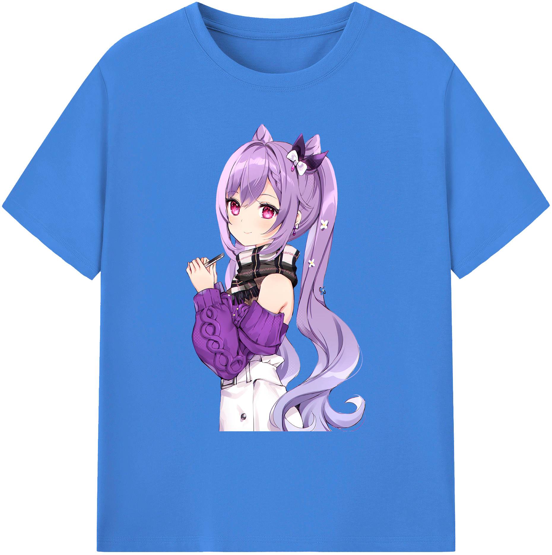 げんし神 刻晴 こくせい genshin Kokusei 綿100％ メンズ半袖Tシャツ｜肌触りやわらか＆通気性
