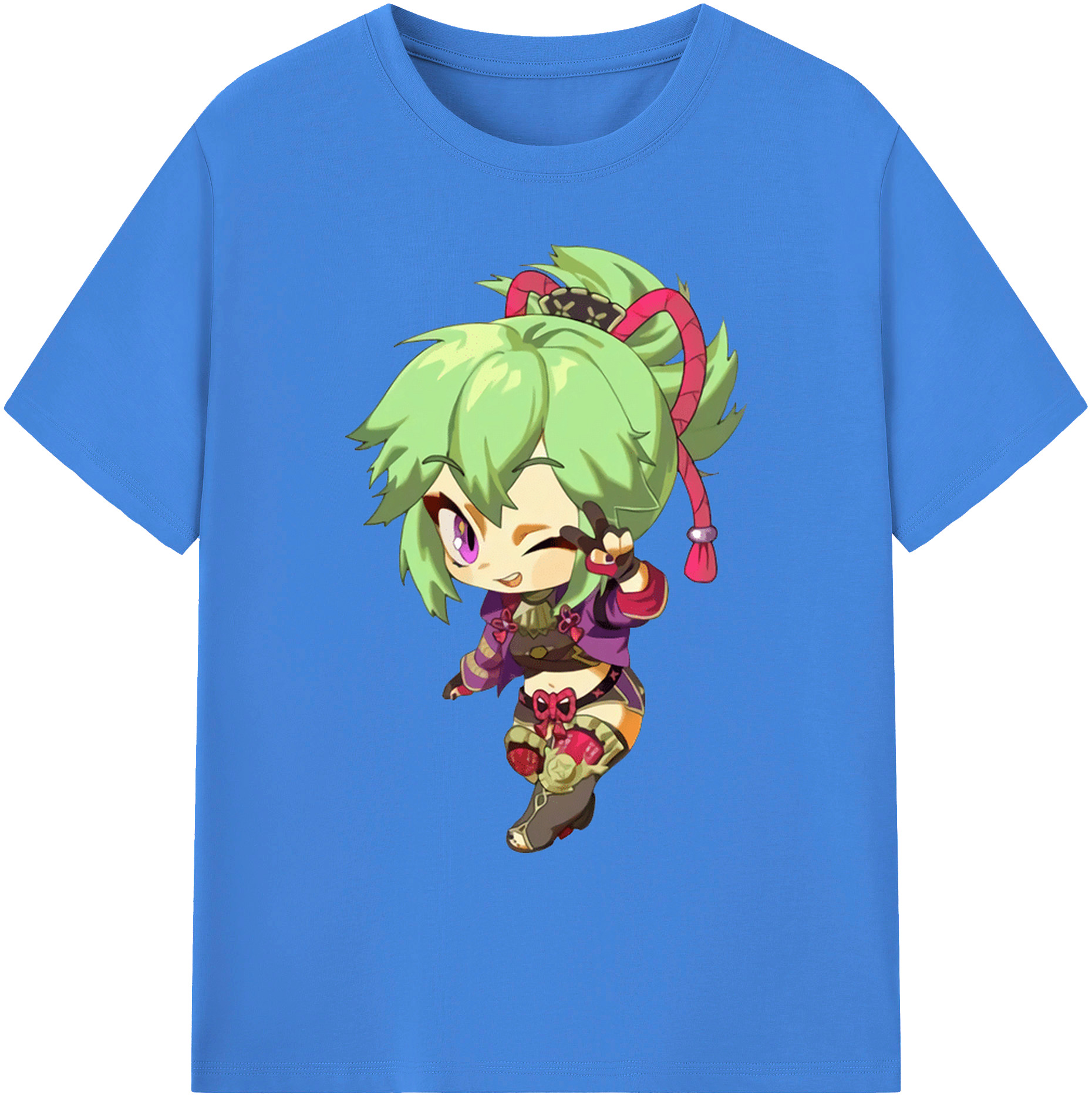 げんし神  久岐忍 くき しのぶ genshin Kuki Shinobu 綿100％ メンズ半袖Tシャツ｜肌触りやわらか＆通気性
