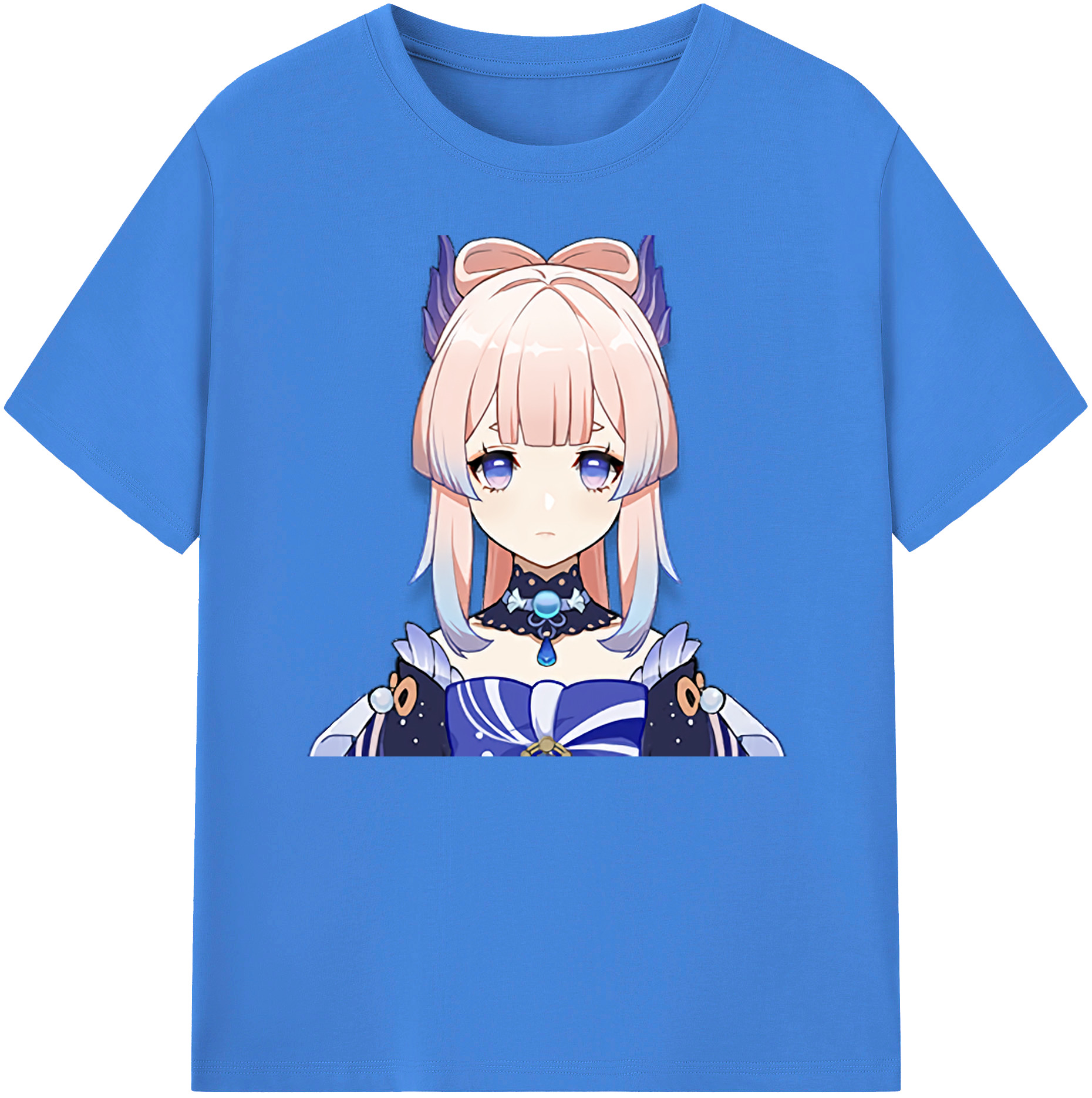 げんし神 珊瑚宮心海 サンゴノミヤ・ココミ genshin Sangonomiya Kokomi 綿100％ メンズ半袖Tシャツ｜肌触りやわらか＆通気性