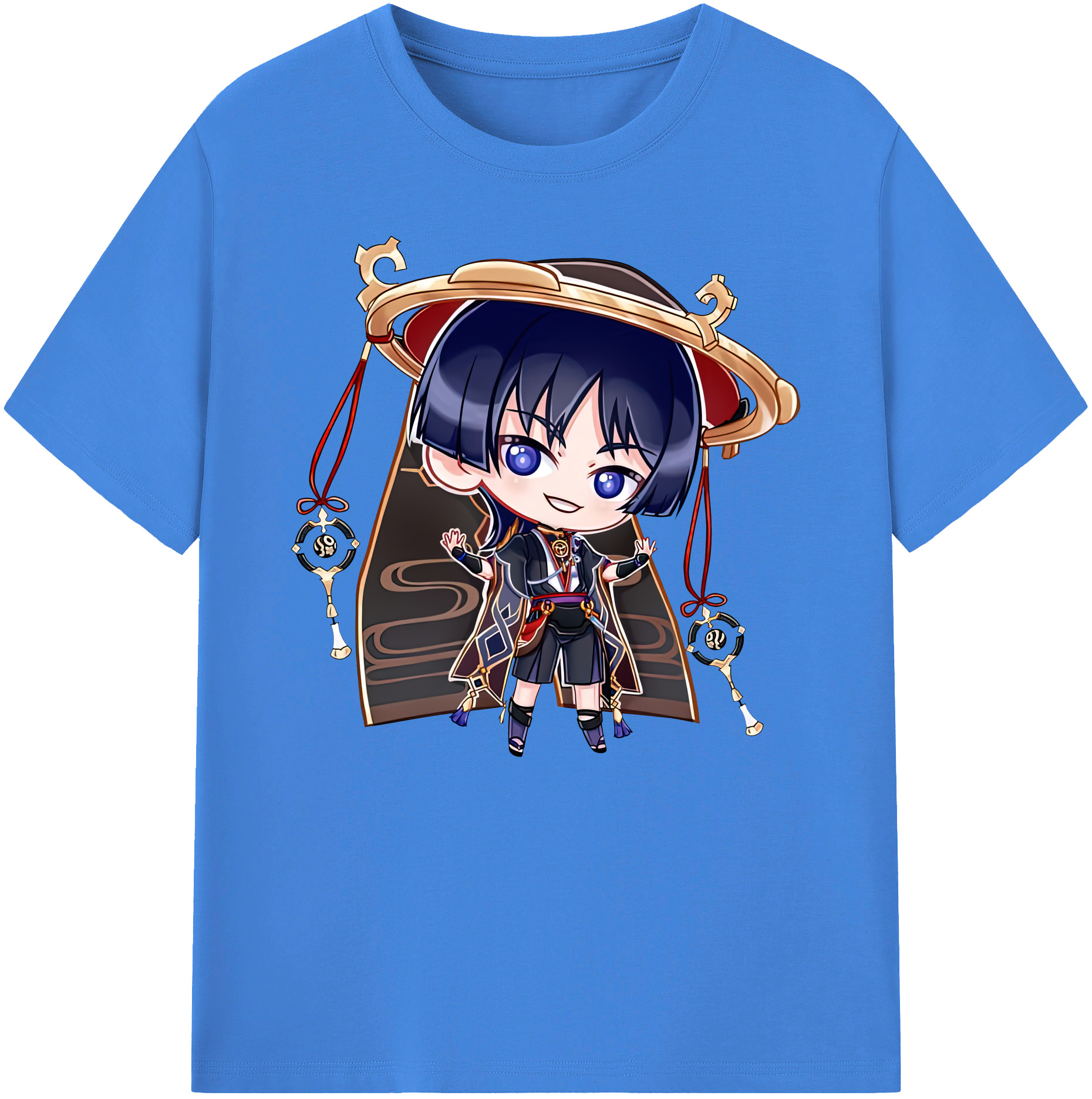 げんし神 さんペい genshin Sanpei 綿100％ メンズ半袖Tシャツ｜肌触りやわらか＆通気性