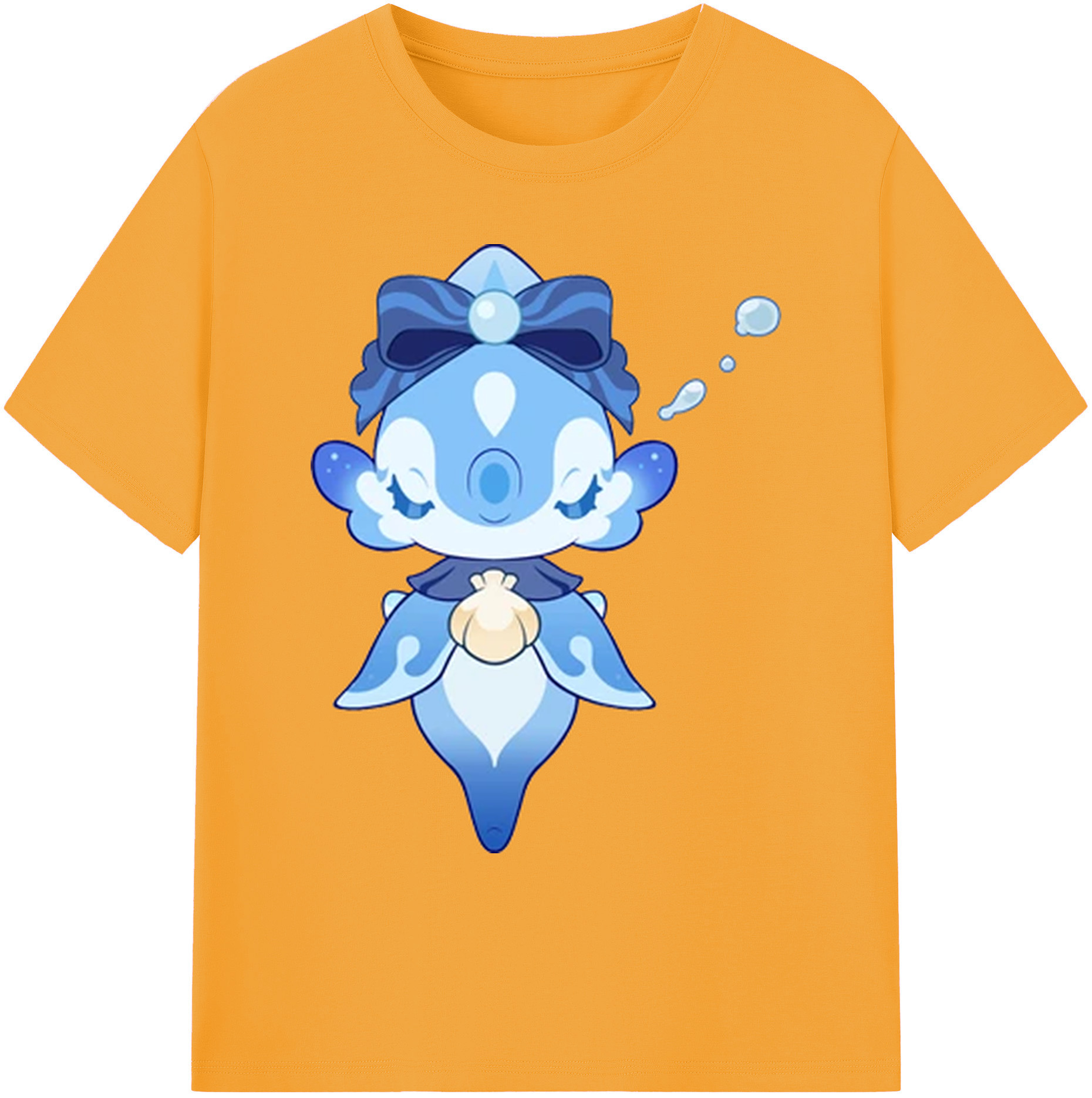 げんし神 フリーナ genshin Furina 綿100％ メンズ半袖Tシャツ｜肌触りやわらか＆通気性