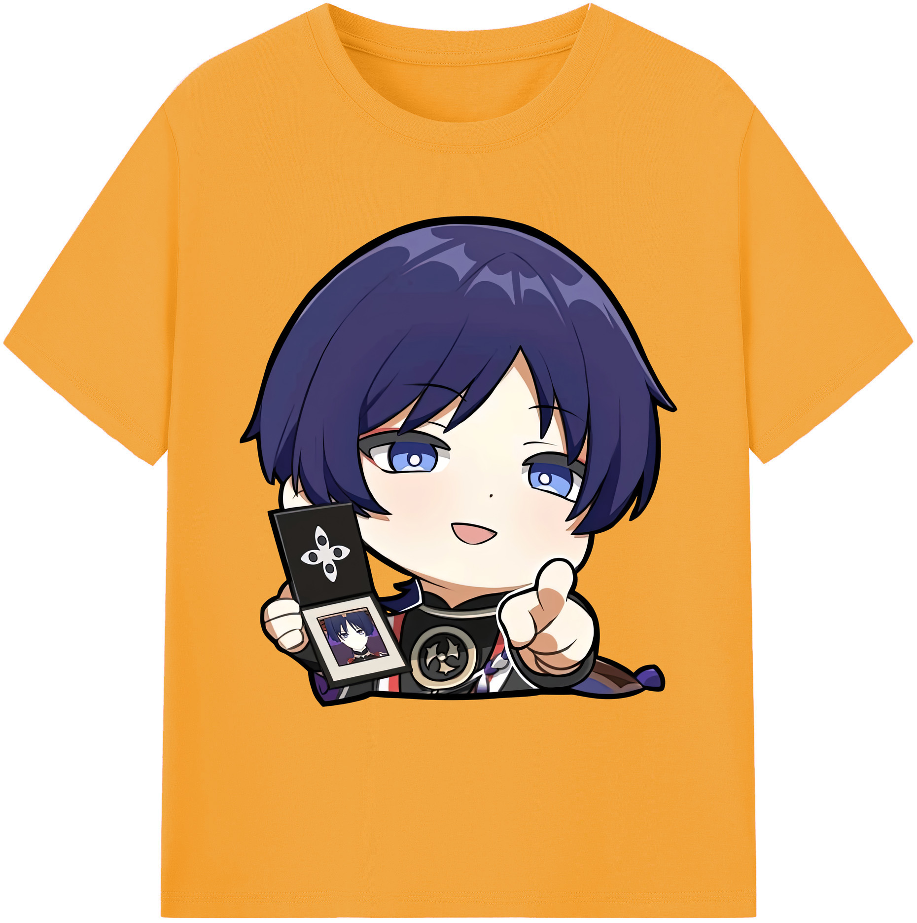 げんし神 さんペい genshin Sanpei 綿100％ メンズ半袖Tシャツ｜肌触りやわらか＆通気性