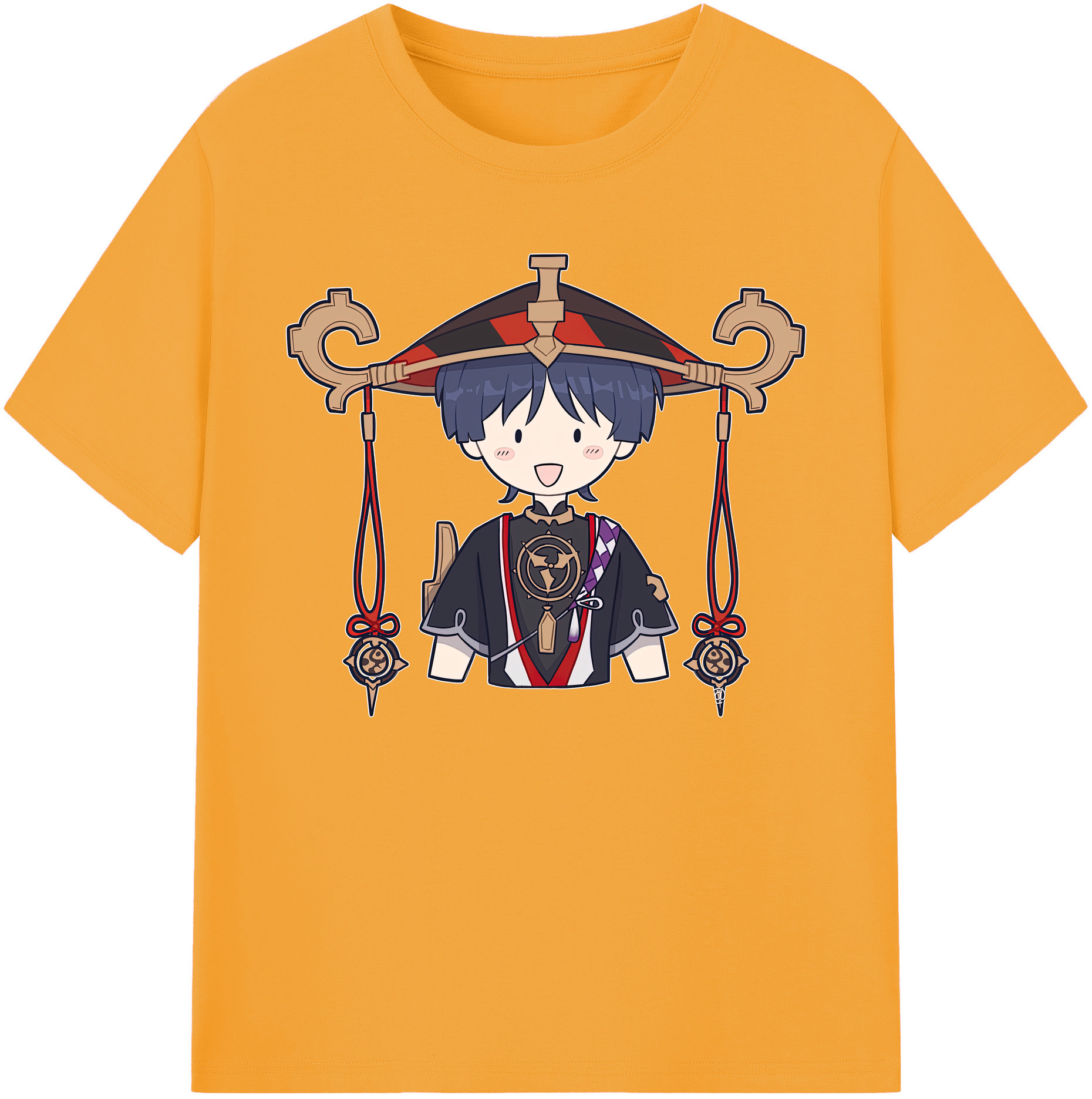 げんし神 さんペい genshin Sanpei 綿100％ メンズ半袖Tシャツ｜肌触りやわらか＆通気性