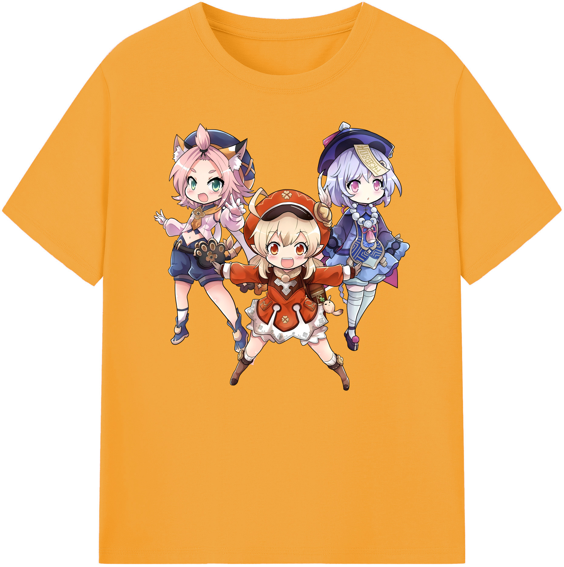 げんし神 七七 なな  genshin Nana 綿100％ メンズ半袖Tシャツ｜肌触りやわらか＆通気性