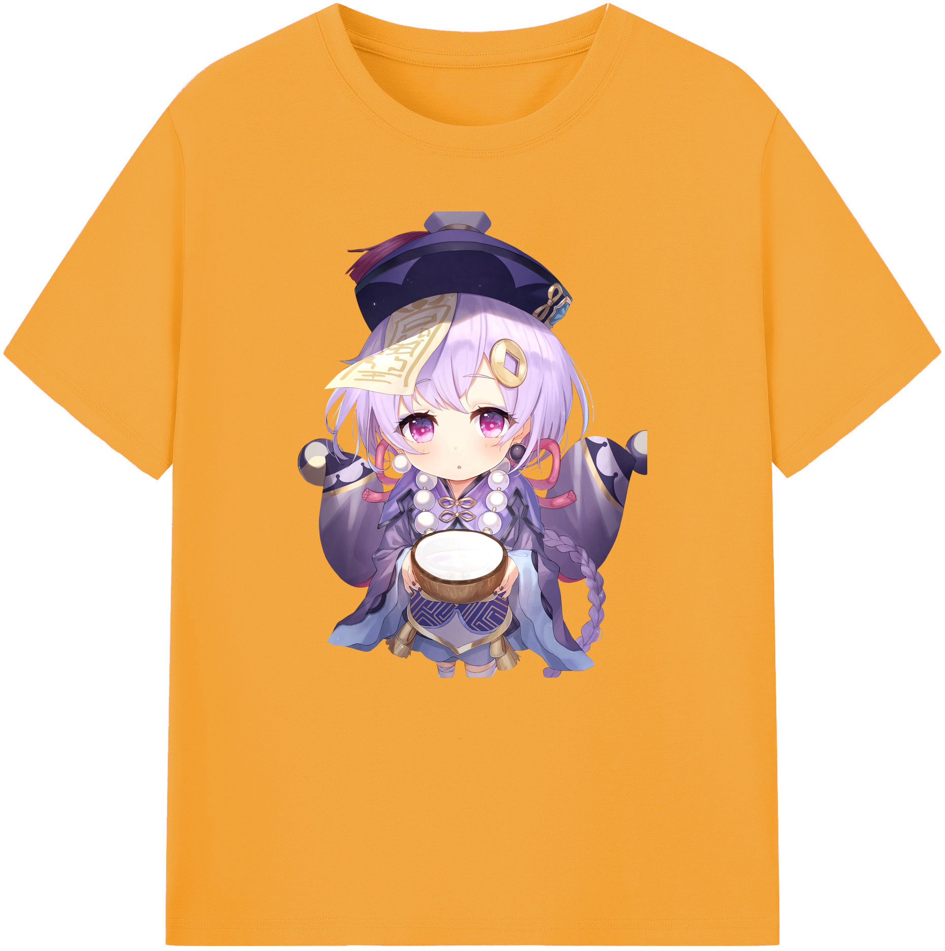げんし神 七七 なな  genshin Nana 綿100％ メンズ半袖Tシャツ｜肌触りやわらか＆通気性