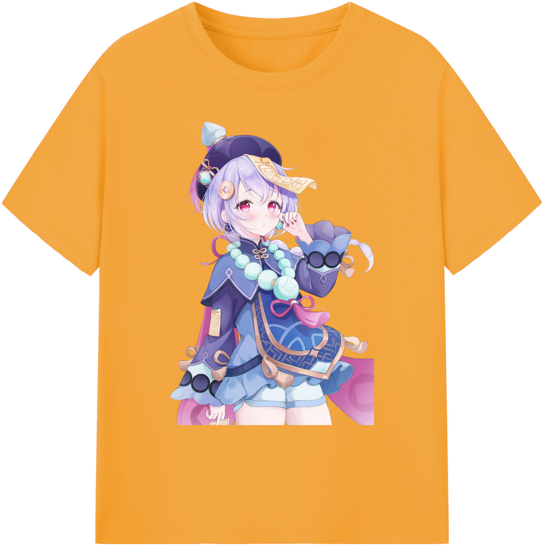 げんし神 七七 なな  genshin Nana 綿100％ メンズ半袖Tシャツ｜肌触りやわらか＆通気性
