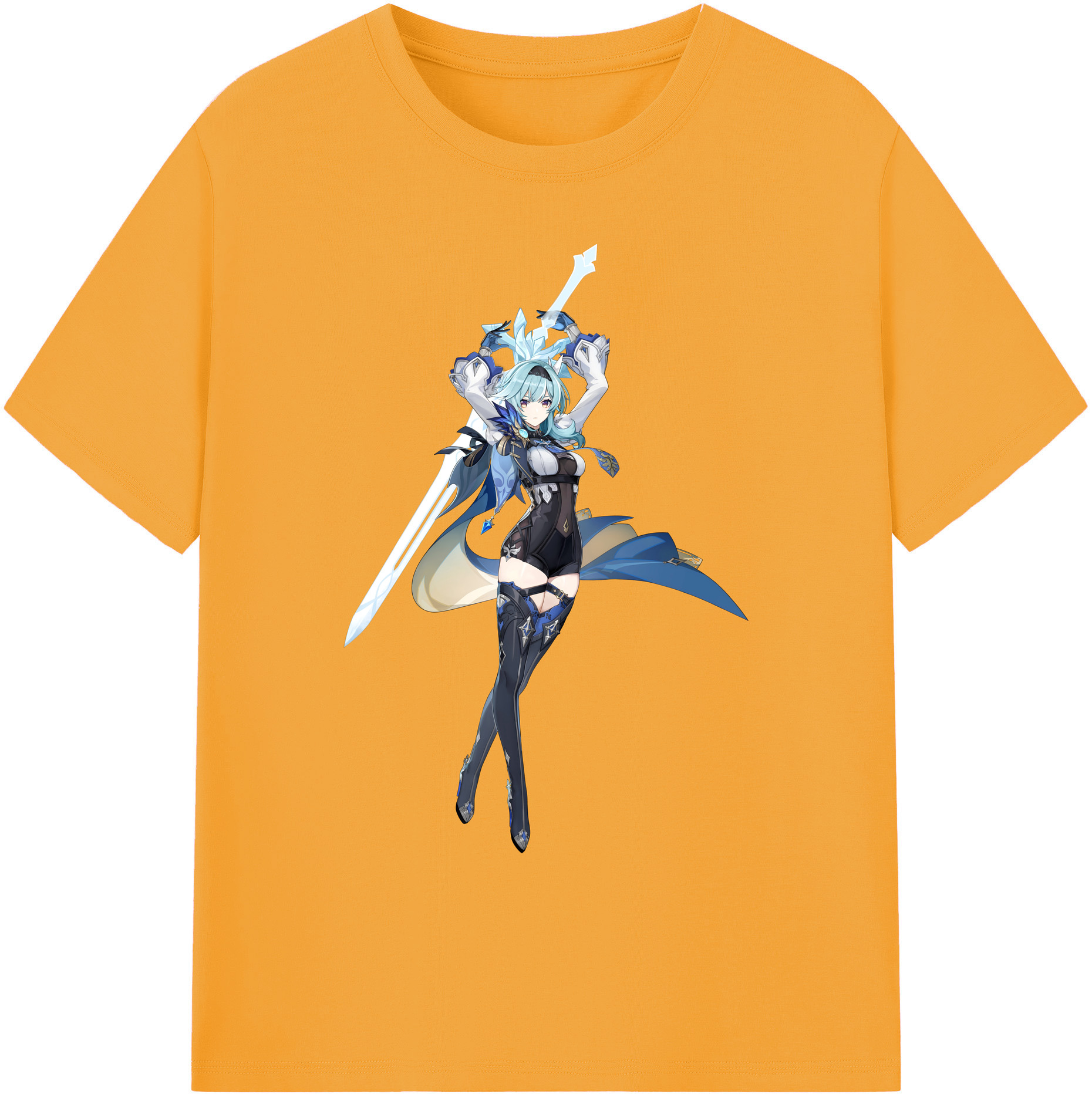 げんし神 优菈 ゆうら genshin Yūra 綿100％ メンズ半袖Tシャツ｜肌触りやわらか＆通気性