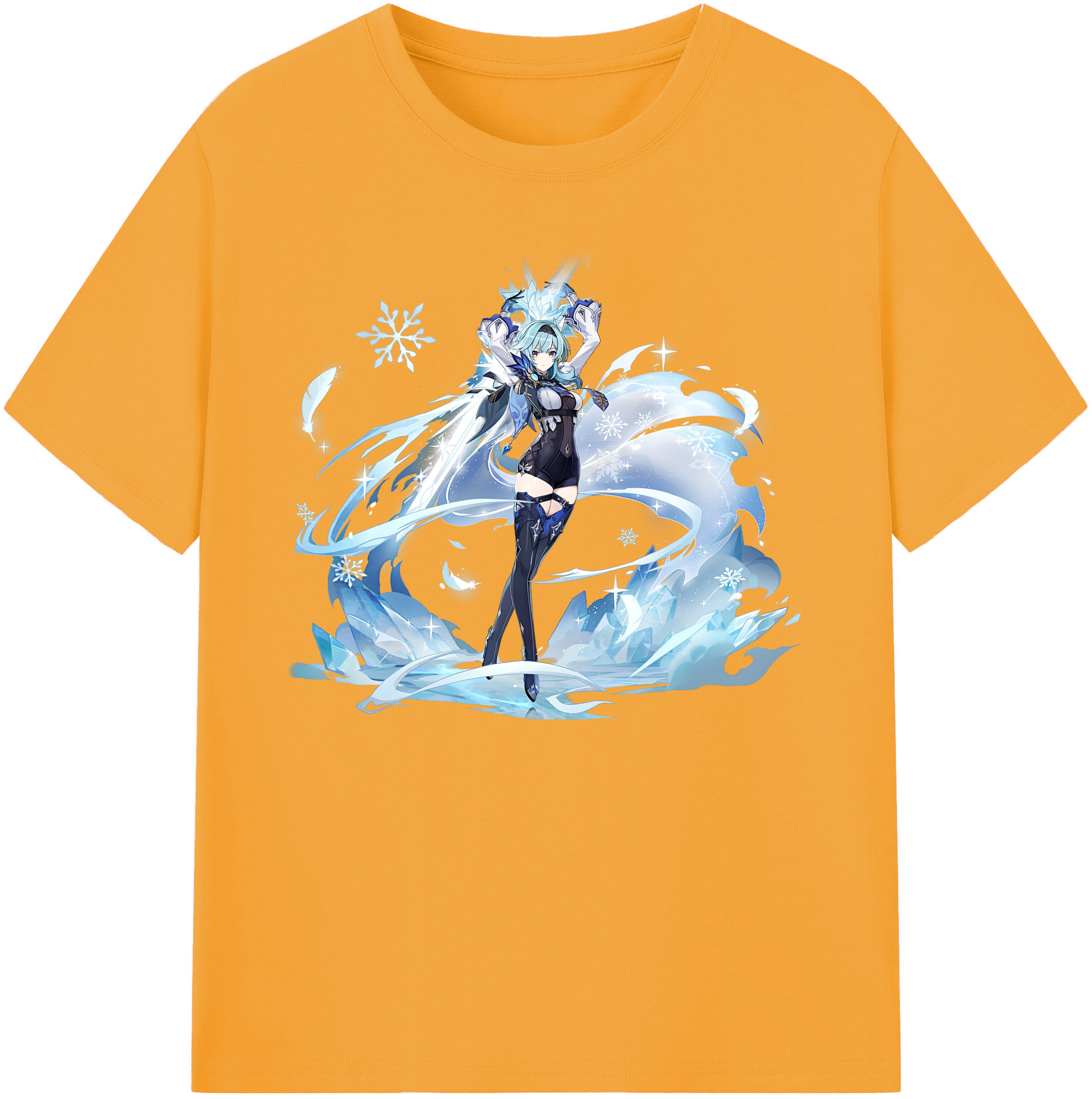 げんし神 优菈 ゆうら genshin Yūra 綿100％ メンズ半袖Tシャツ｜肌触りやわらか＆通気性