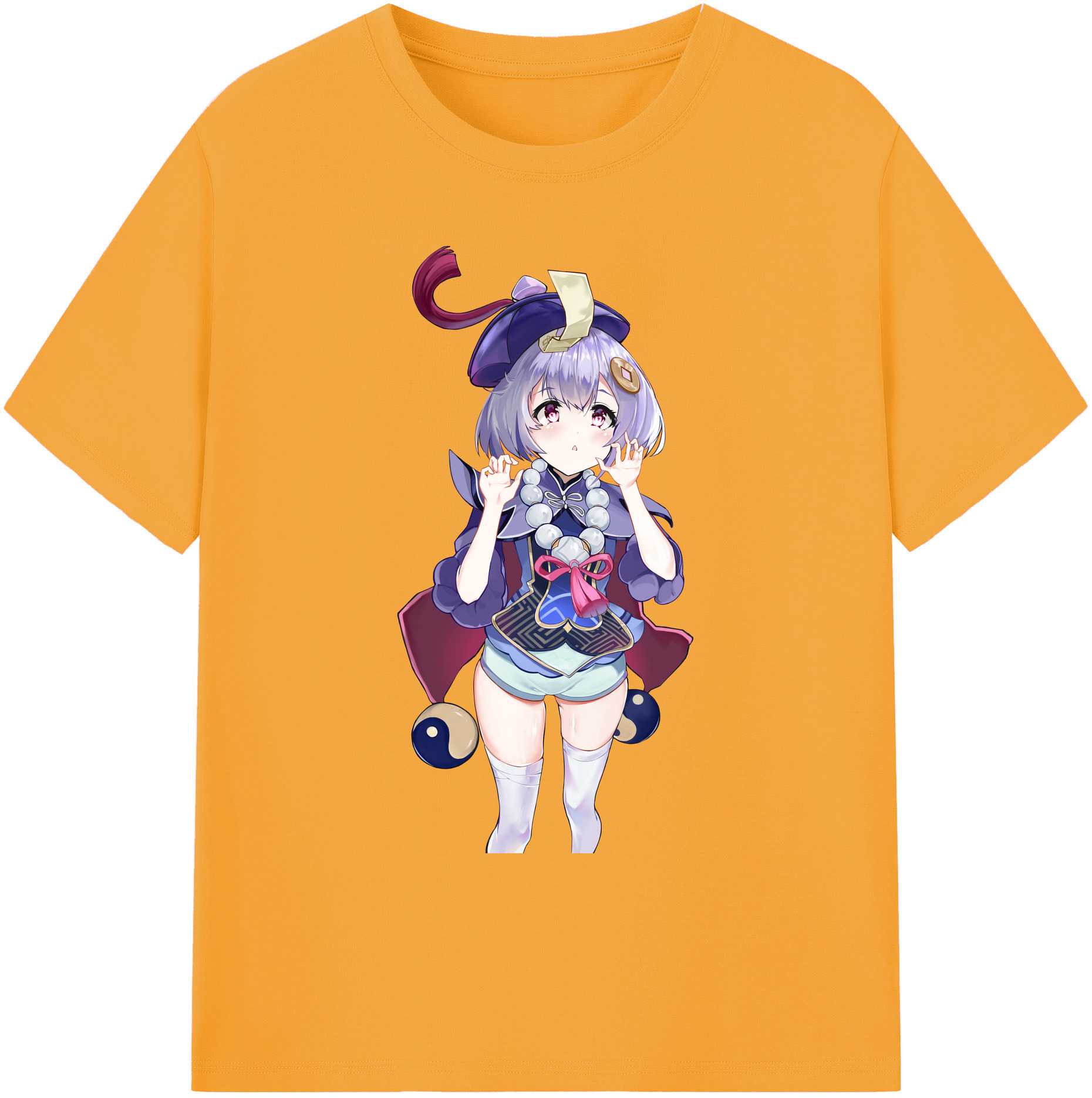 げんし神 七七 なな  genshin Nana 綿100％ メンズ半袖Tシャツ｜肌触りやわらか＆通気性