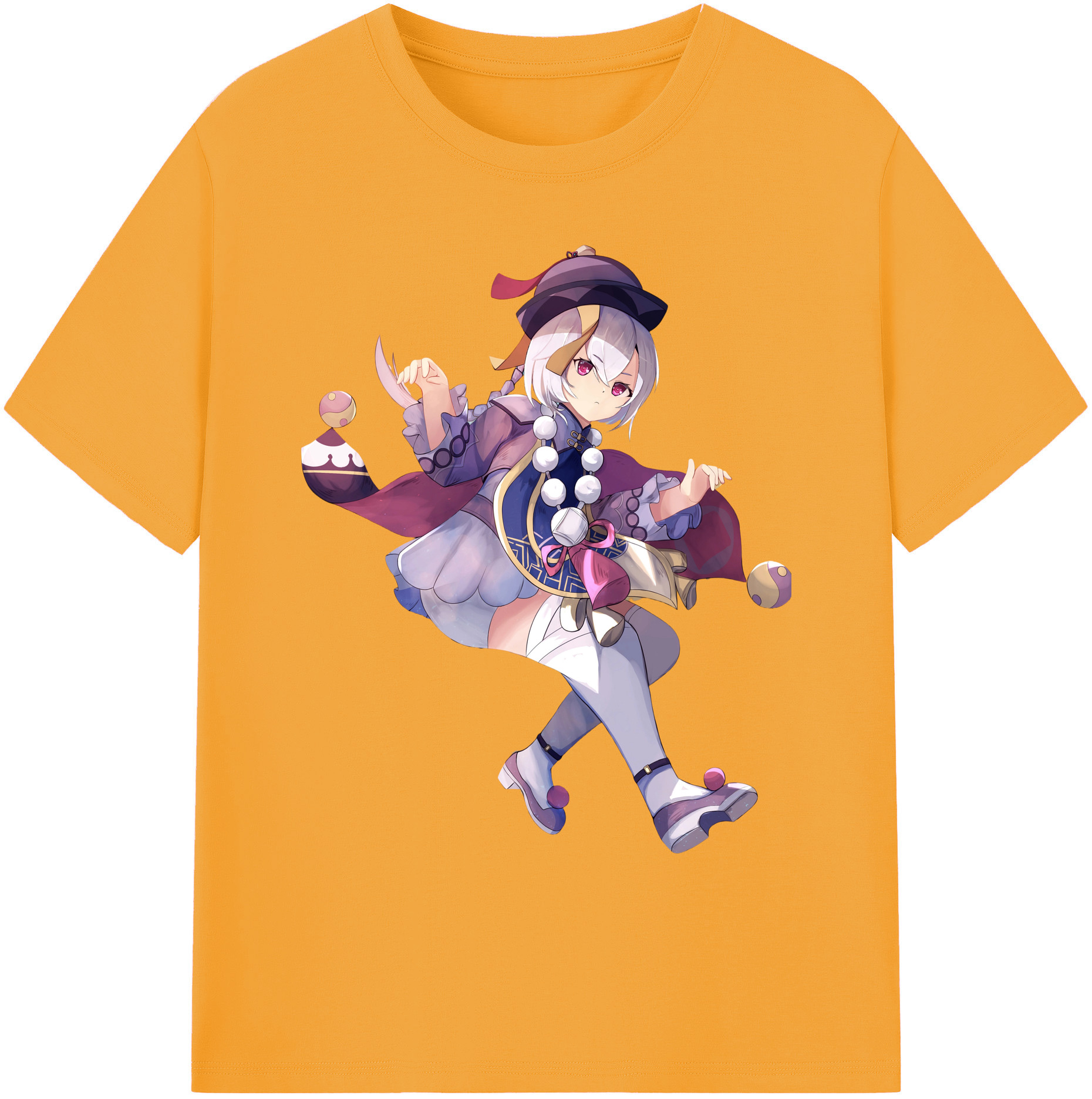 げんし神 七七 なな  genshin Nana 綿100％ メンズ半袖Tシャツ｜肌触りやわらか＆通気性