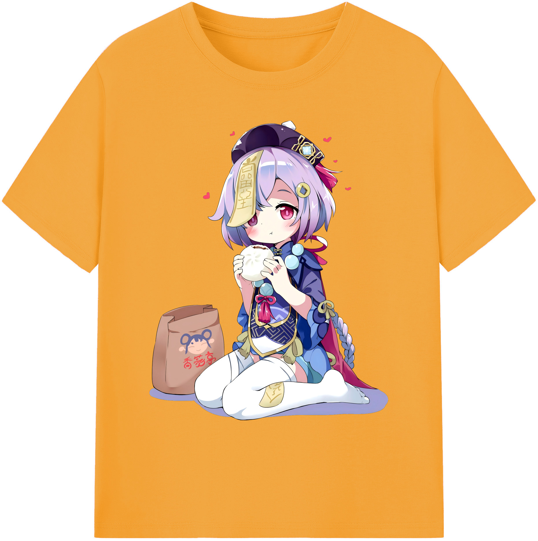 げんし神 七七 なな  genshin Nana 綿100％ メンズ半袖Tシャツ｜肌触りやわらか＆通気性