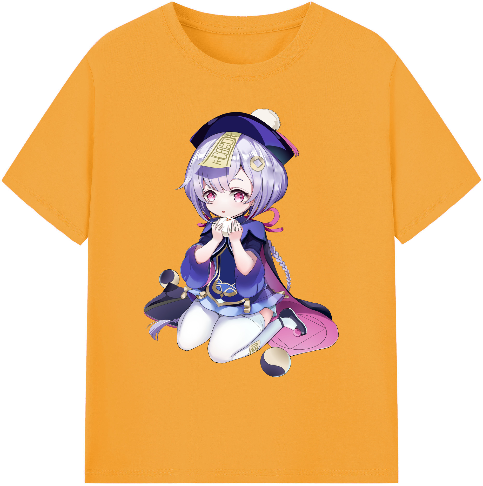 げんし神 七七 なな  genshin Nana 綿100％ メンズ半袖Tシャツ｜肌触りやわらか＆通気性