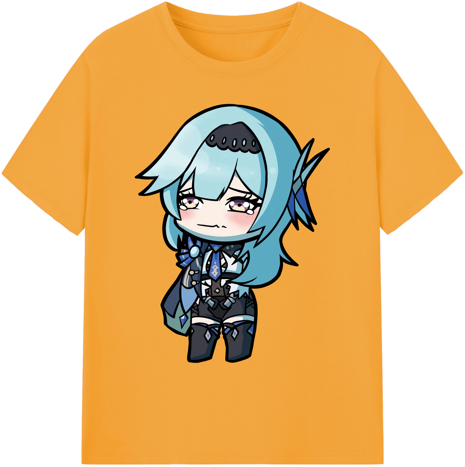 げんし神 优菈 ゆうら genshin Yūra 綿100％ メンズ半袖Tシャツ｜肌触りやわらか＆通気性