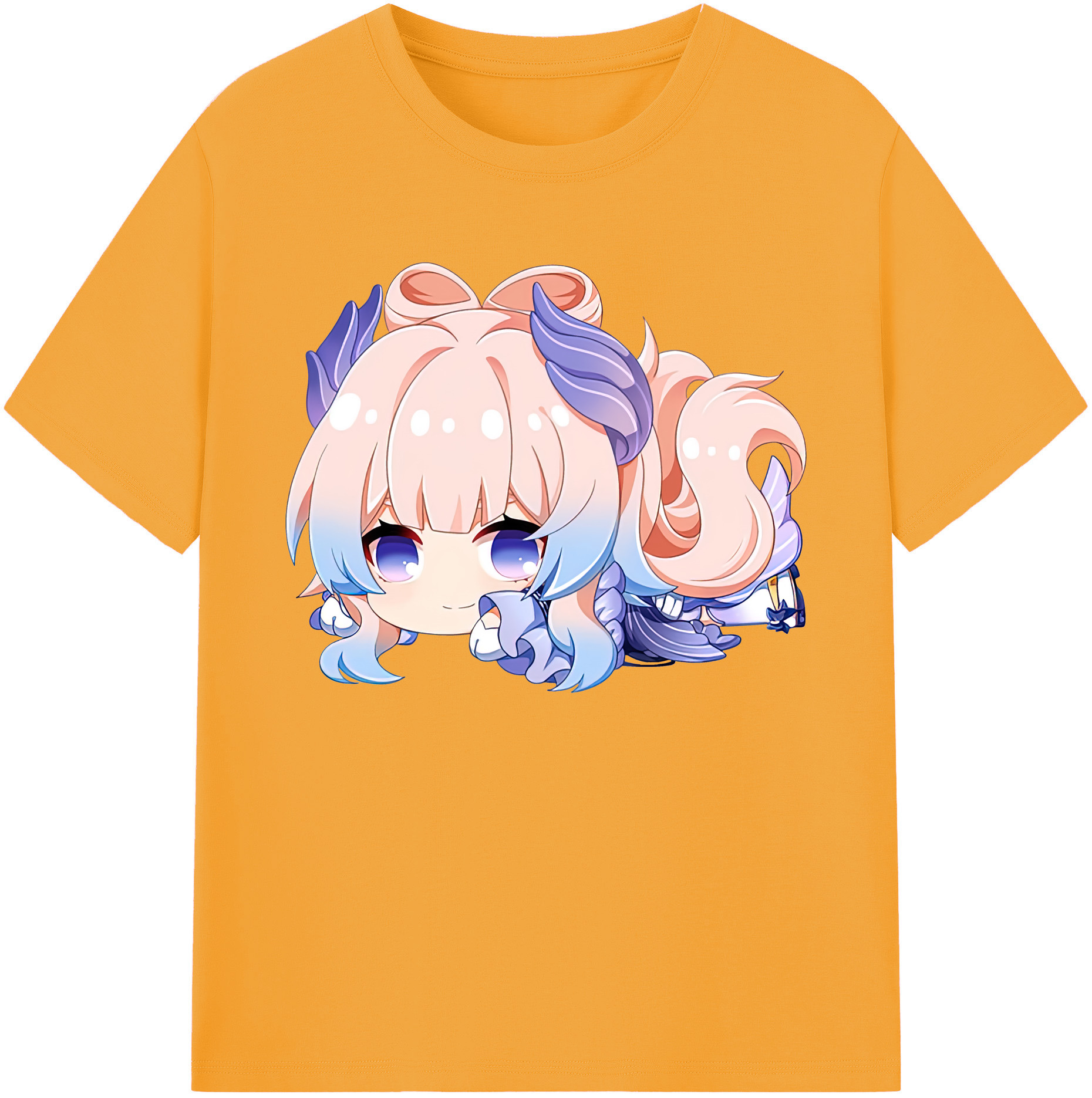 げんし神 珊瑚宮心海 サンゴノミヤ・ココミ genshin Sangonomiya Kokomi 綿100％ メンズ半袖Tシャツ｜肌触りやわらか＆通気性