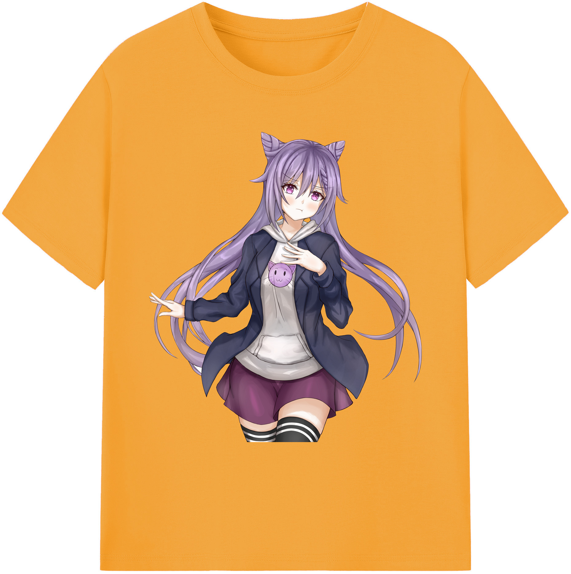 げんし神 刻晴 こくせい genshin Kokusei 綿100％ メンズ半袖Tシャツ｜肌触りやわらか＆通気性