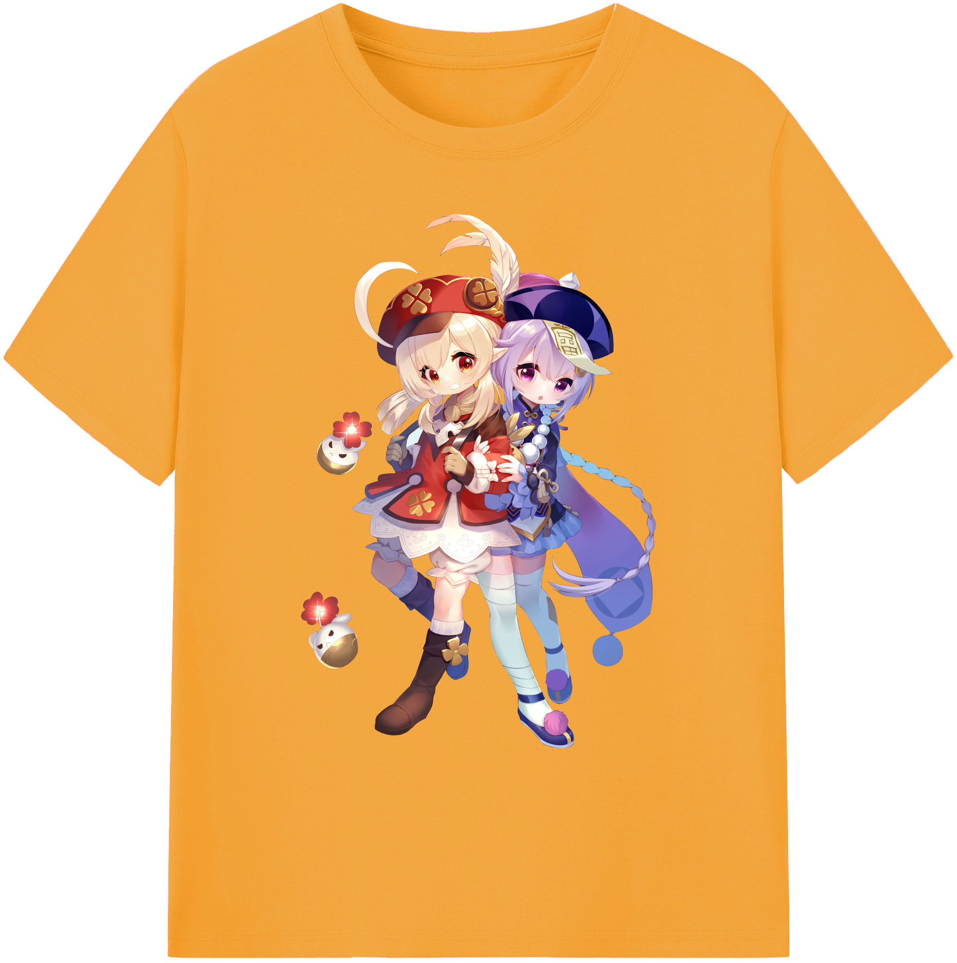げんし神 七七 なな  genshin Nana 綿100％ メンズ半袖Tシャツ｜肌触りやわらか＆通気性