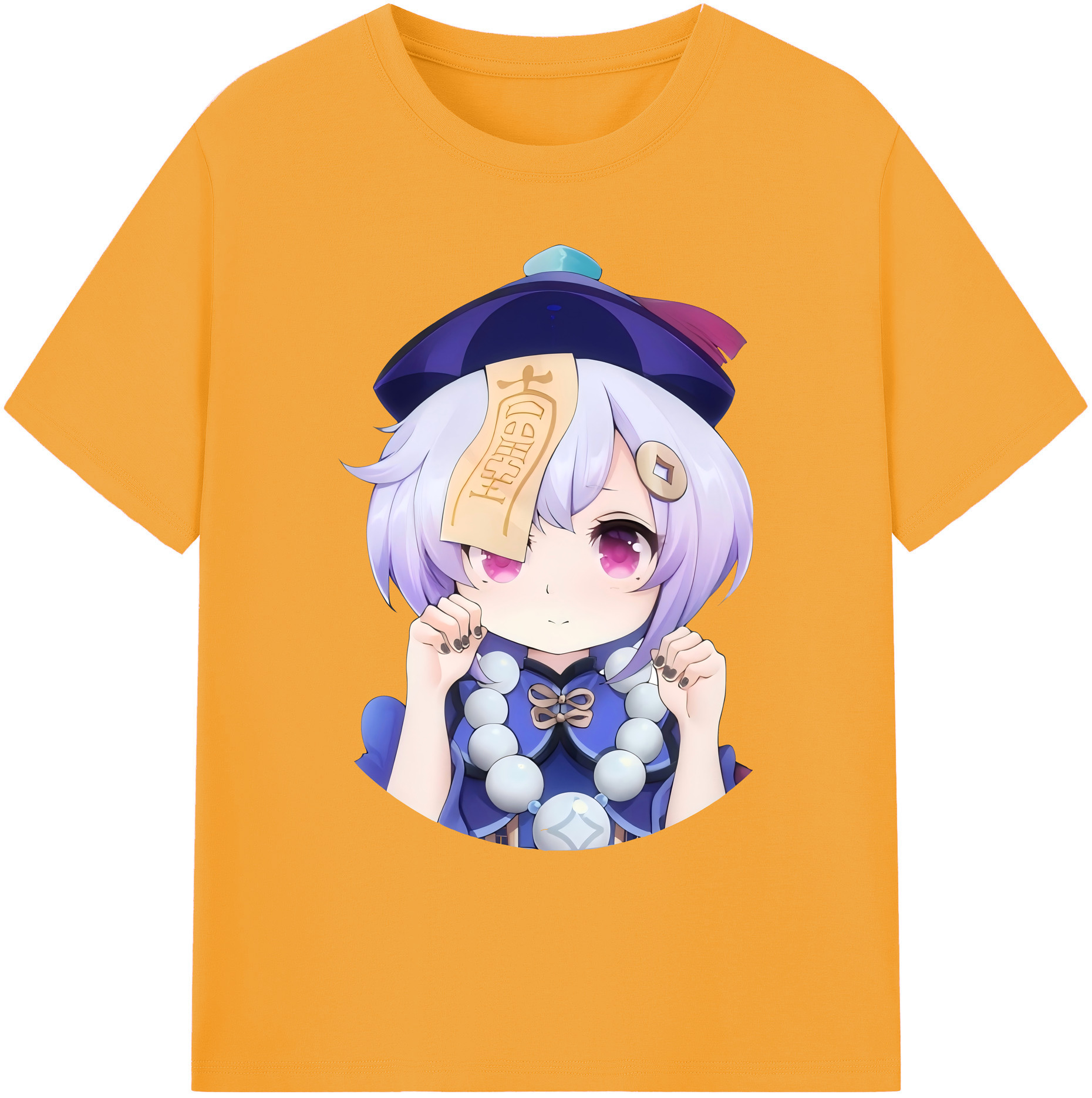 げんし神 七七 なな  genshin Nana 綿100％ メンズ半袖Tシャツ｜肌触りやわらか＆通気性