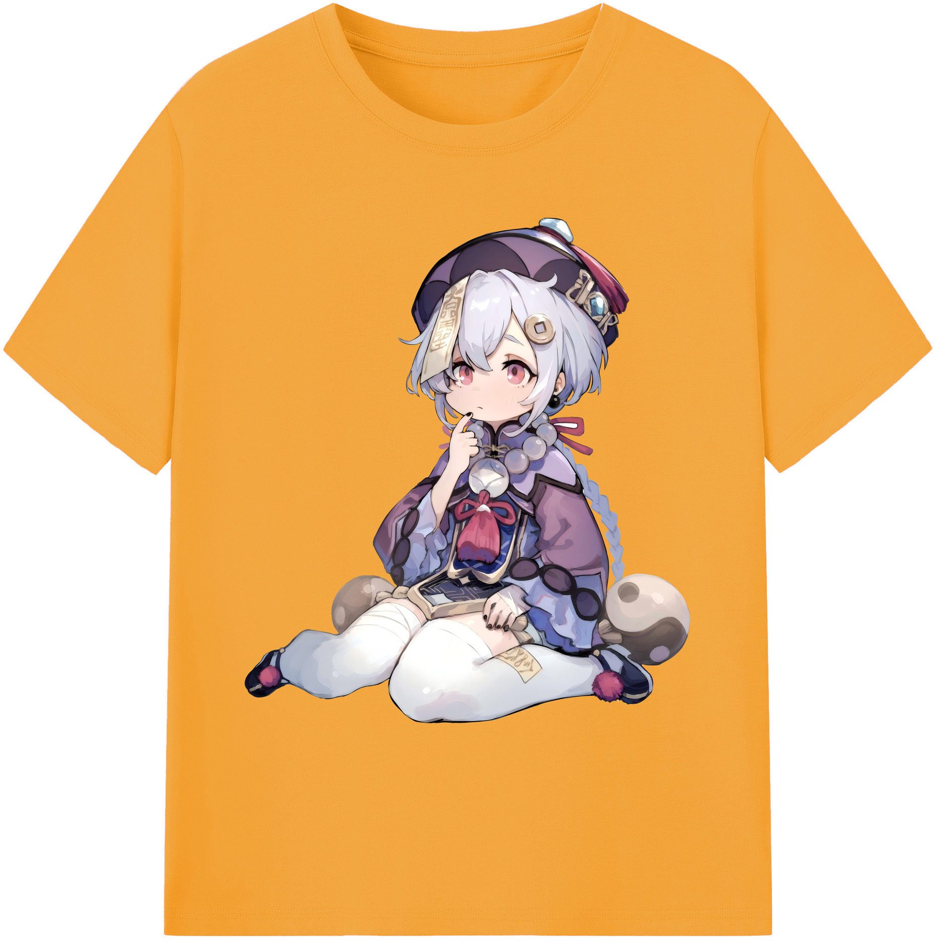 げんし神 七七 なな  genshin Nana 綿100％ メンズ半袖Tシャツ｜肌触りやわらか＆通気性