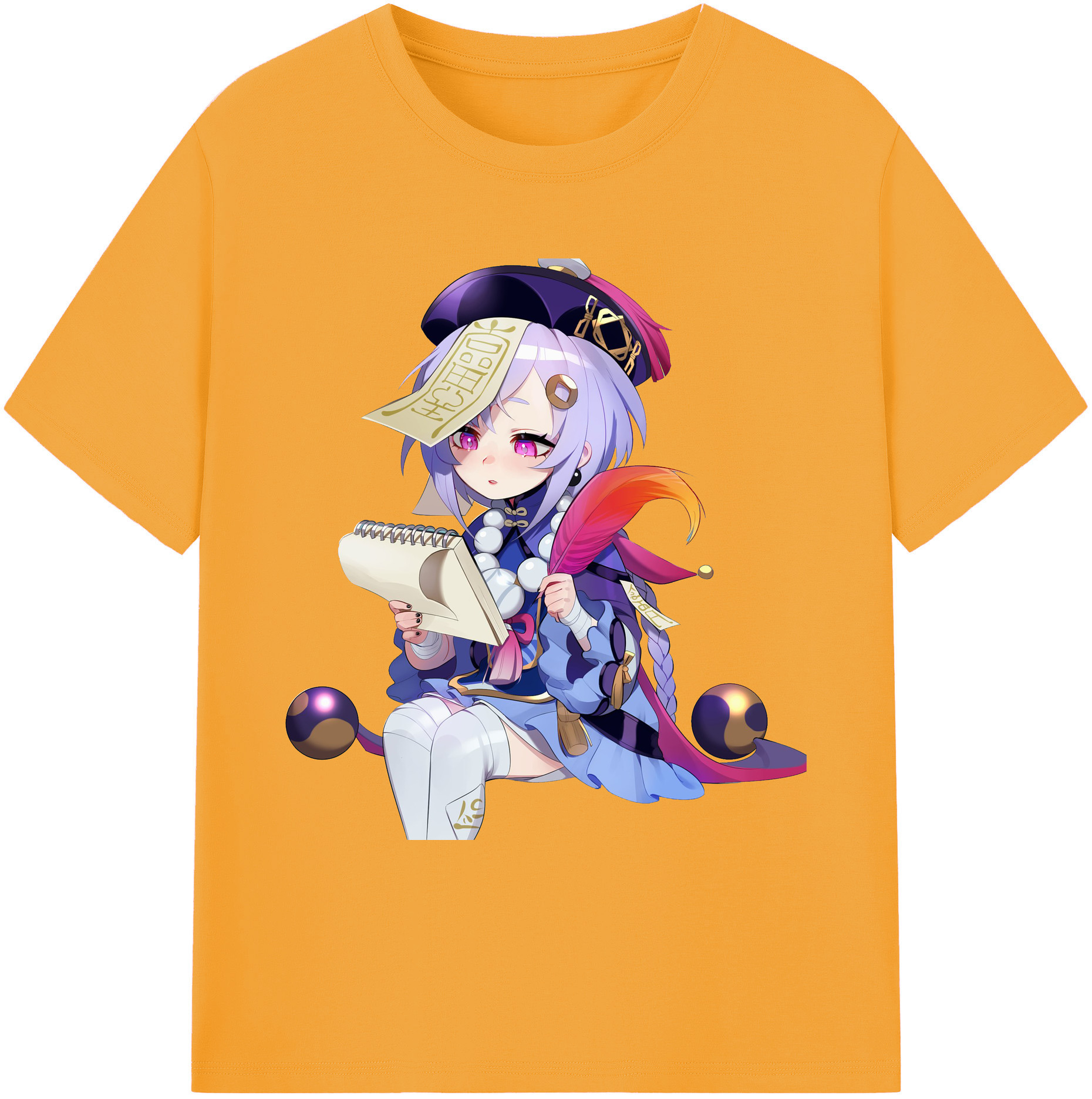 げんし神 七七 なな  genshin Nana 綿100％ メンズ半袖Tシャツ｜肌触りやわらか＆通気性