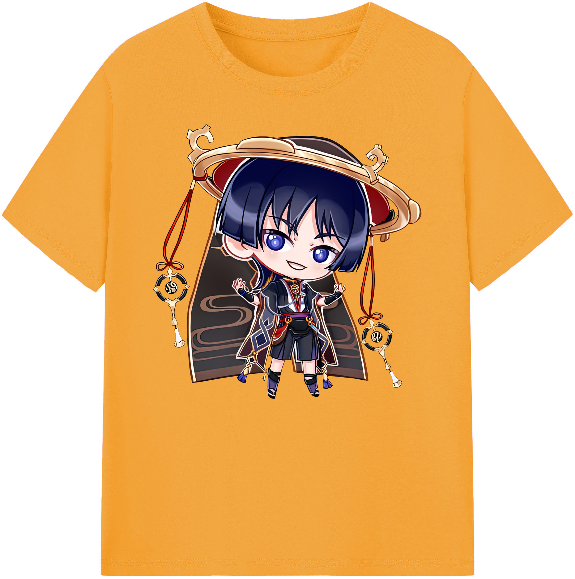 げんし神 さんペい genshin Sanpei 綿100％ メンズ半袖Tシャツ｜肌触りやわらか＆通気性