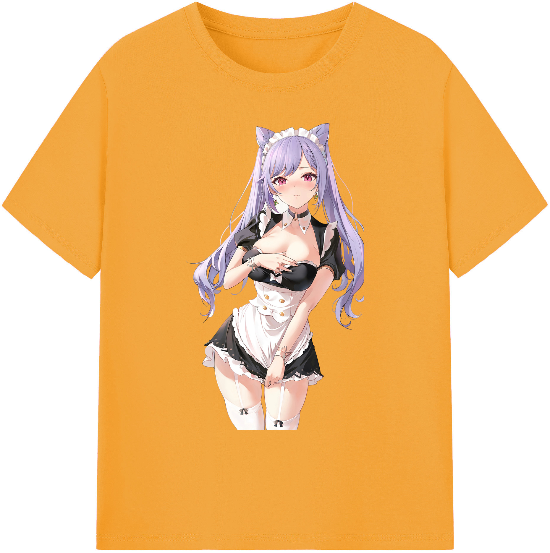 げんし神 刻晴 こくせい genshin Kokusei 綿100％ メンズ半袖Tシャツ｜肌触りやわらか＆通気性