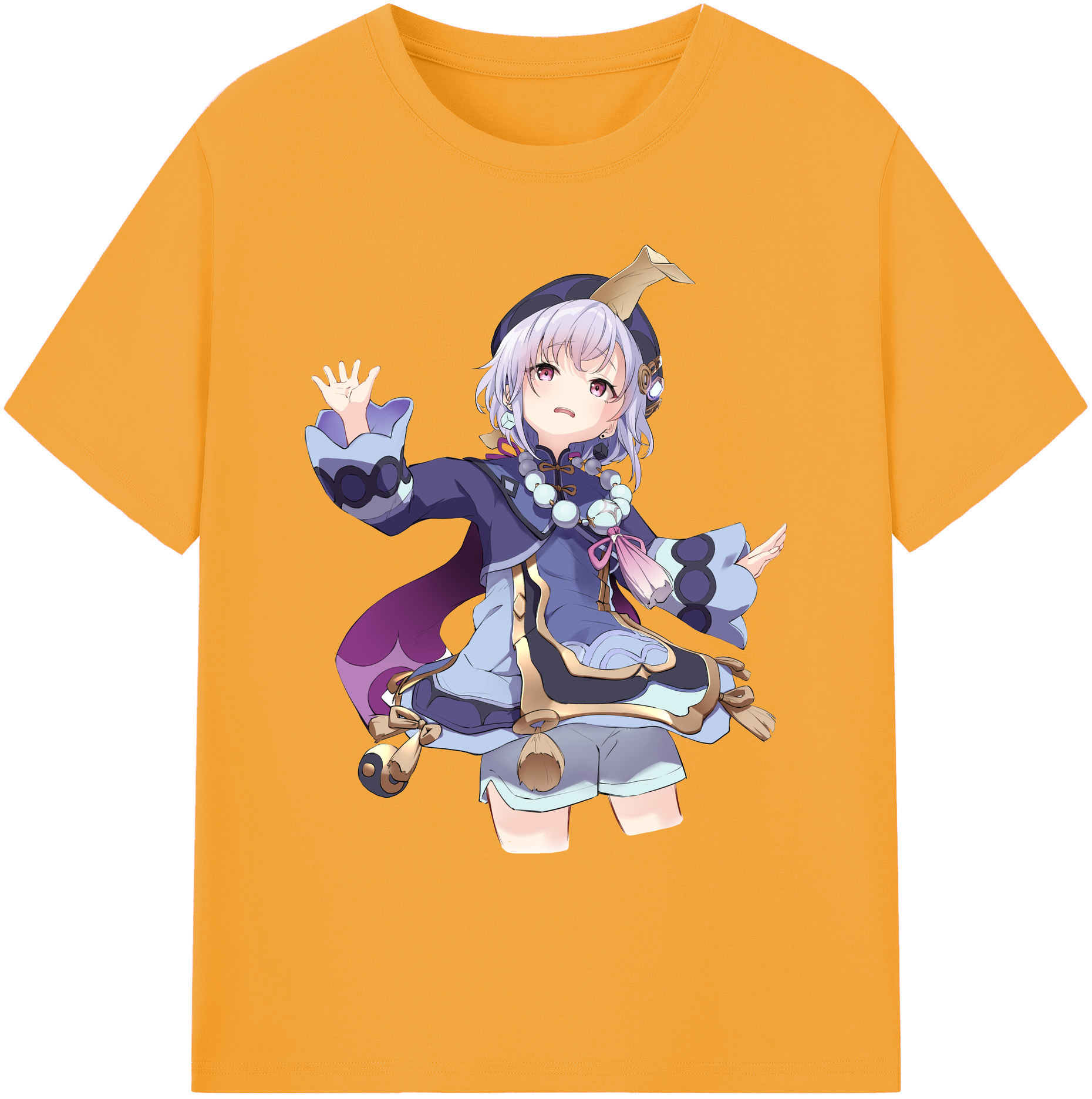 げんし神 七七 なな  genshin Nana 綿100％ メンズ半袖Tシャツ｜肌触りやわらか＆通気性