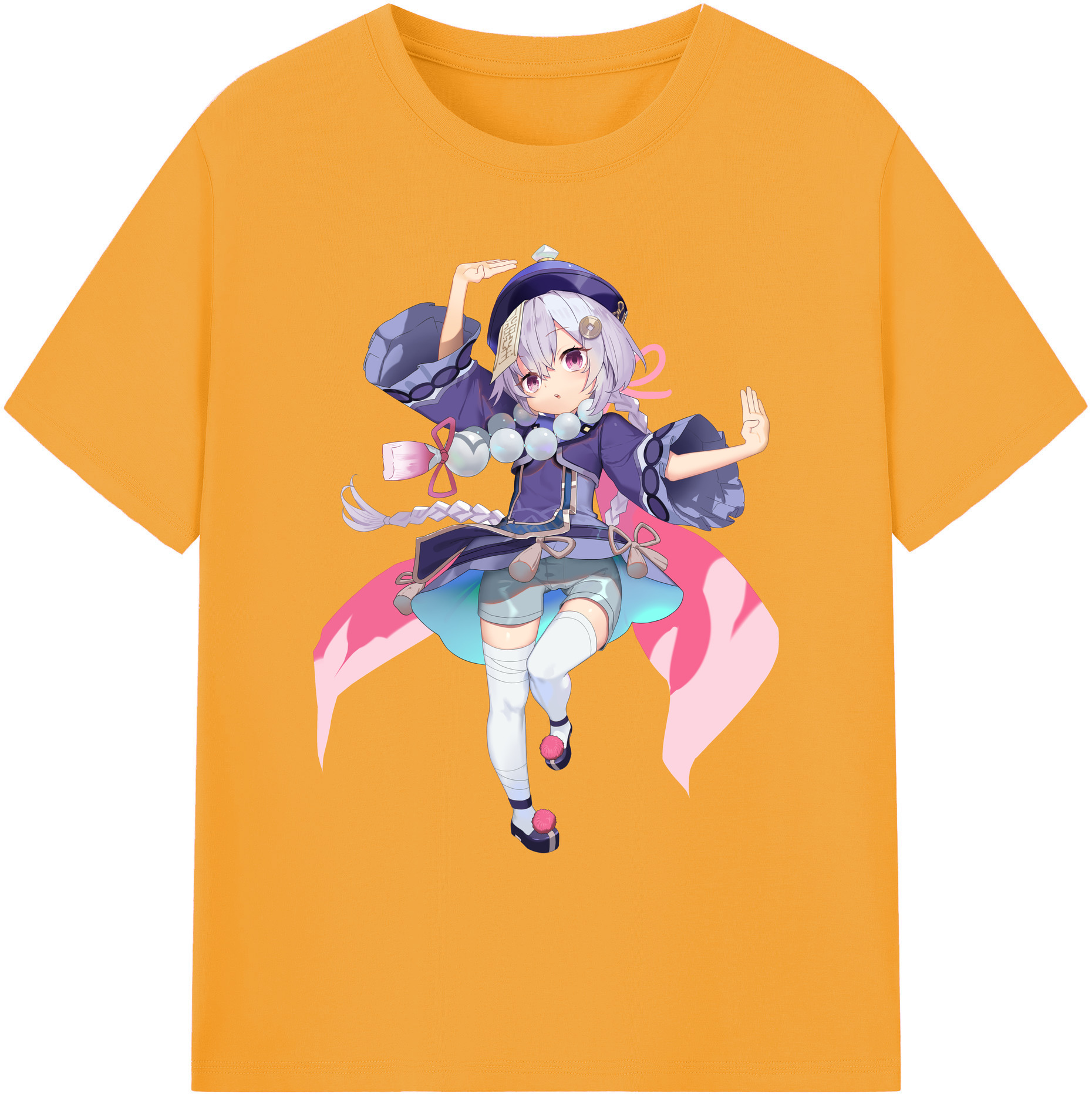 げんし神 七七 なな  genshin Nana 綿100％ メンズ半袖Tシャツ｜肌触りやわらか＆通気性