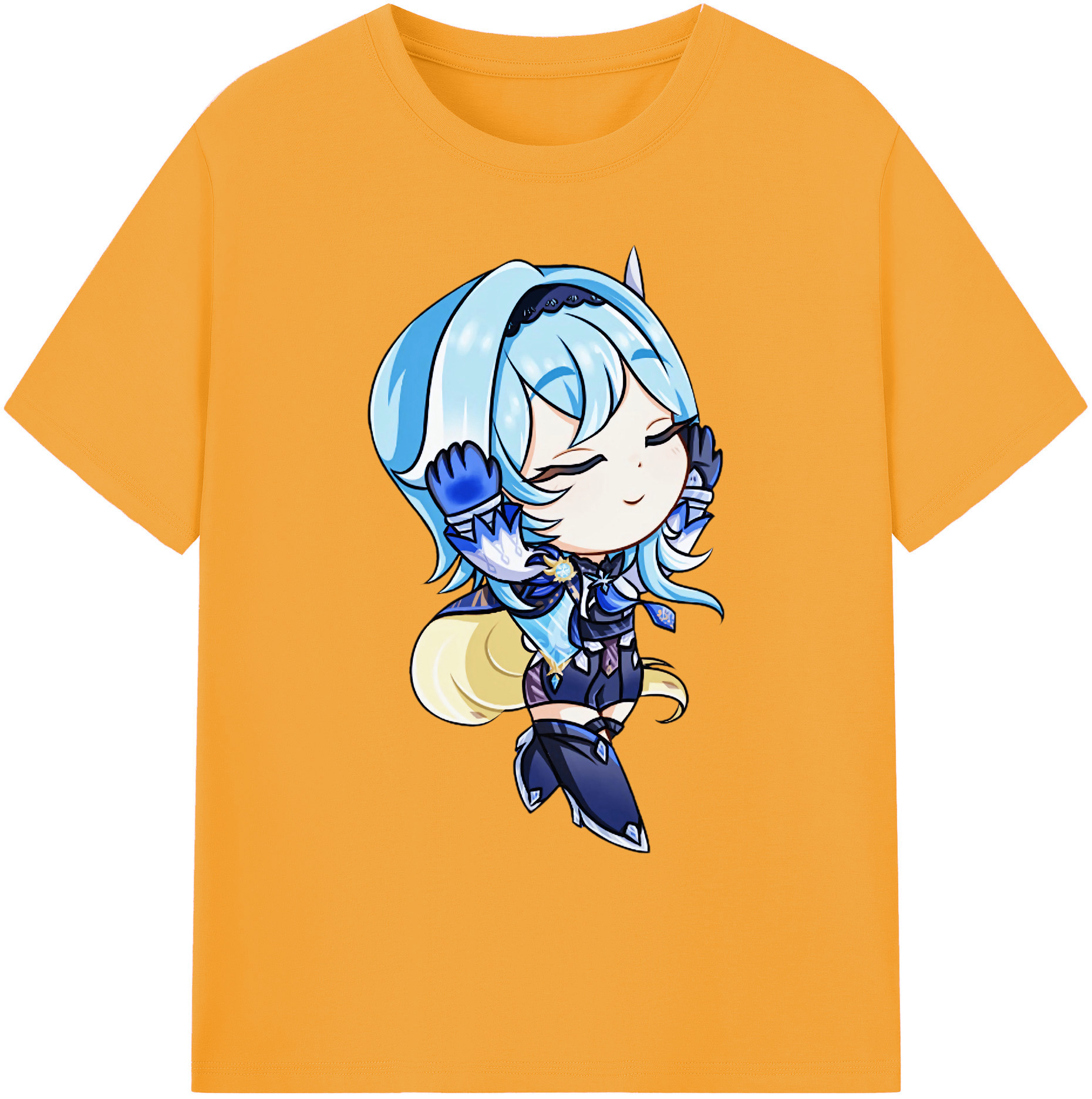 げんし神 优菈 ゆうら genshin Yūra 綿100％ メンズ半袖Tシャツ｜肌触りやわらか＆通気性