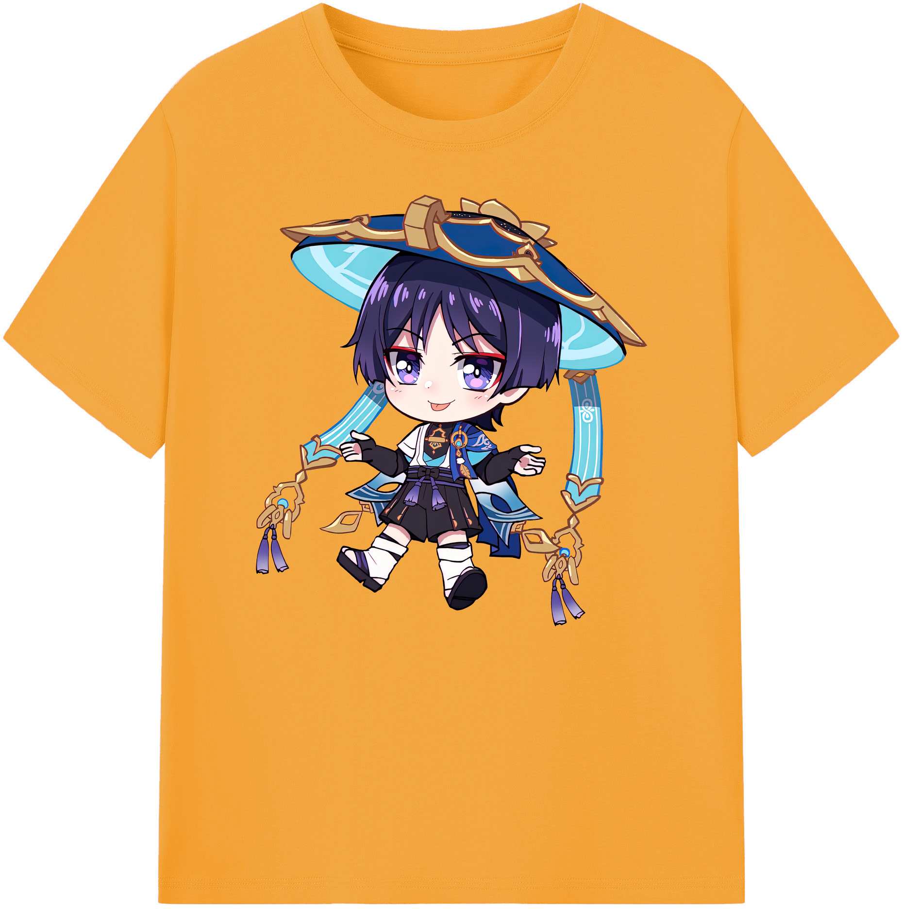 げんし神 さんペい genshin Sanpei 綿100％ メンズ半袖Tシャツ｜肌触りやわらか＆通気性