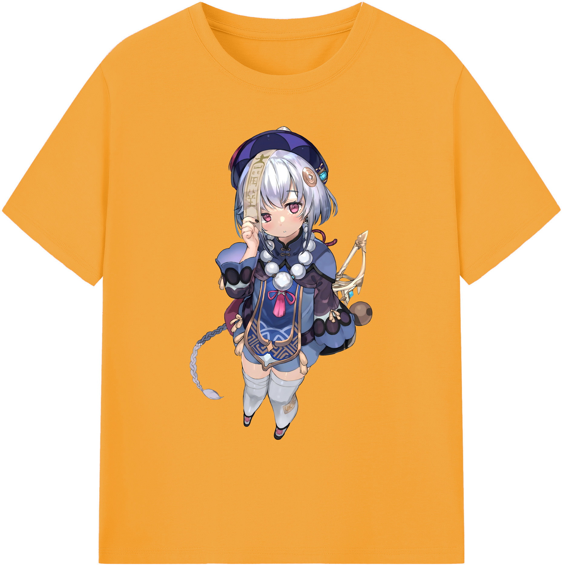 げんし神 七七 なな  genshin Nana 綿100％ メンズ半袖Tシャツ｜肌触りやわらか＆通気性
