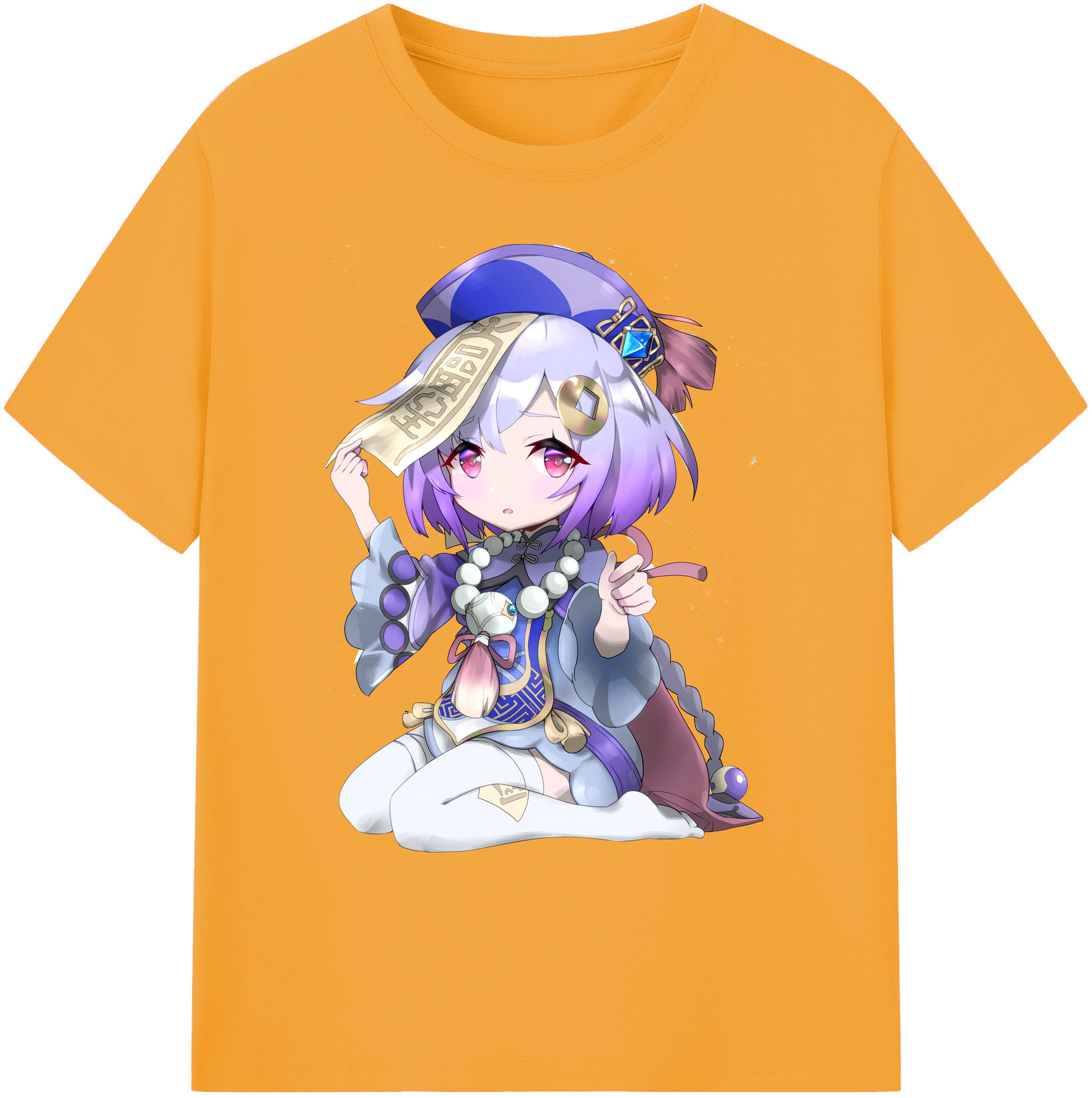 げんし神 七七 なな  genshin Nana 綿100％ メンズ半袖Tシャツ｜肌触りやわらか＆通気性
