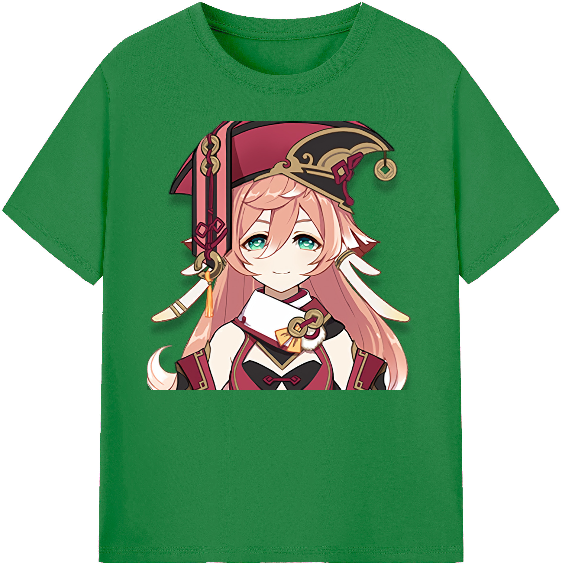げんし神 ヤンフェイ genshin Yanfei 綿100％ メンズ半袖Tシャツ｜肌触りやわらか＆通気性