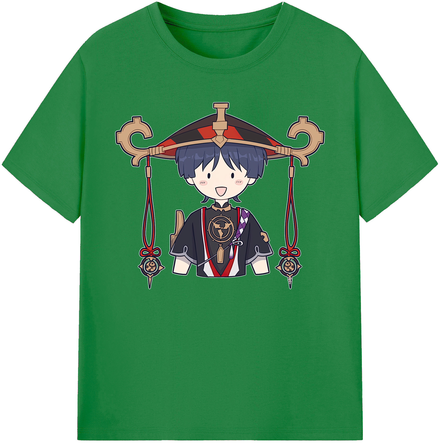 げんし神 さんペい genshin Sanpei 綿100％ メンズ半袖Tシャツ｜肌触りやわらか＆通気性