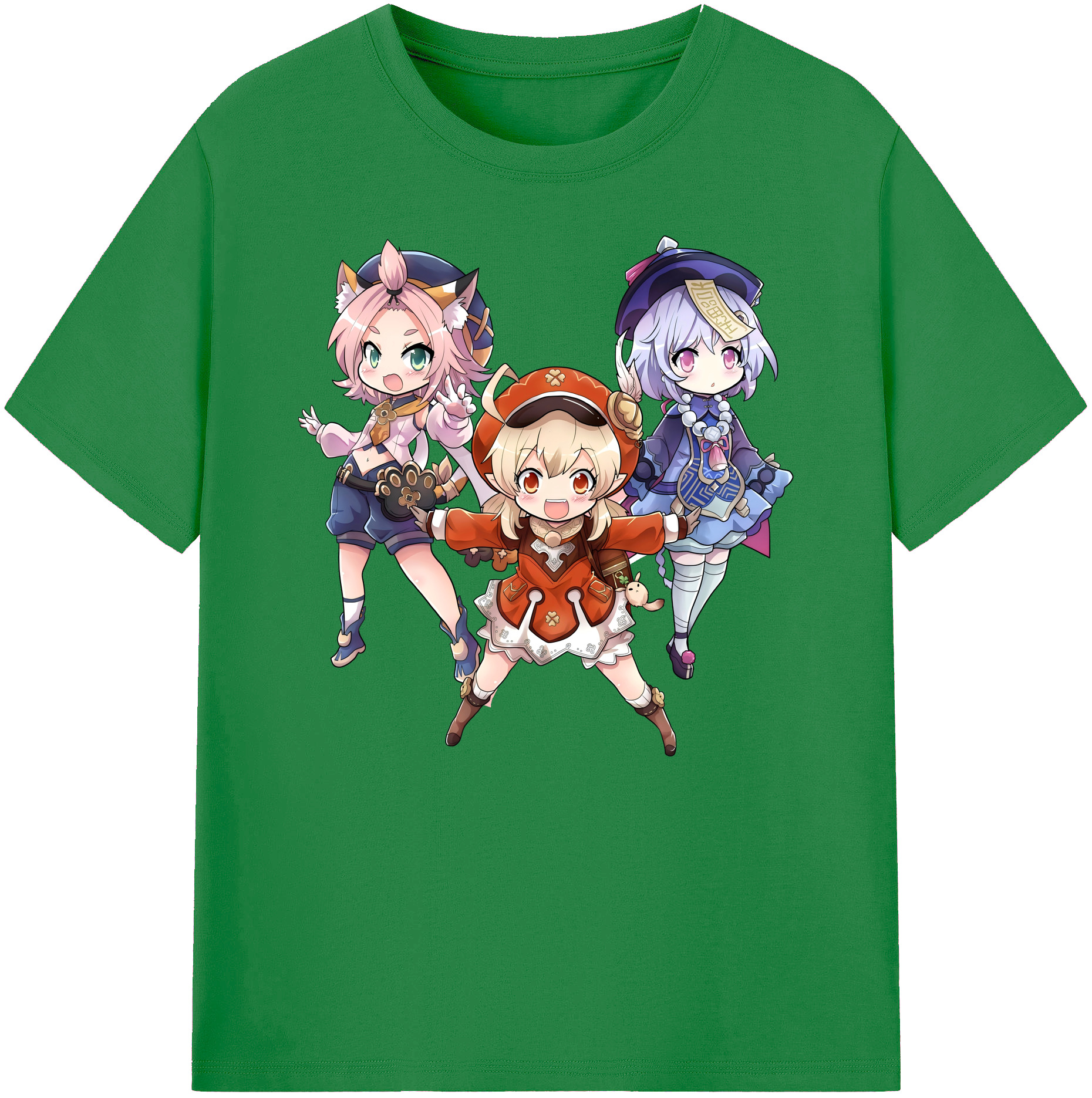 げんし神 七七 なな  genshin Nana 綿100％ メンズ半袖Tシャツ｜肌触りやわらか＆通気性