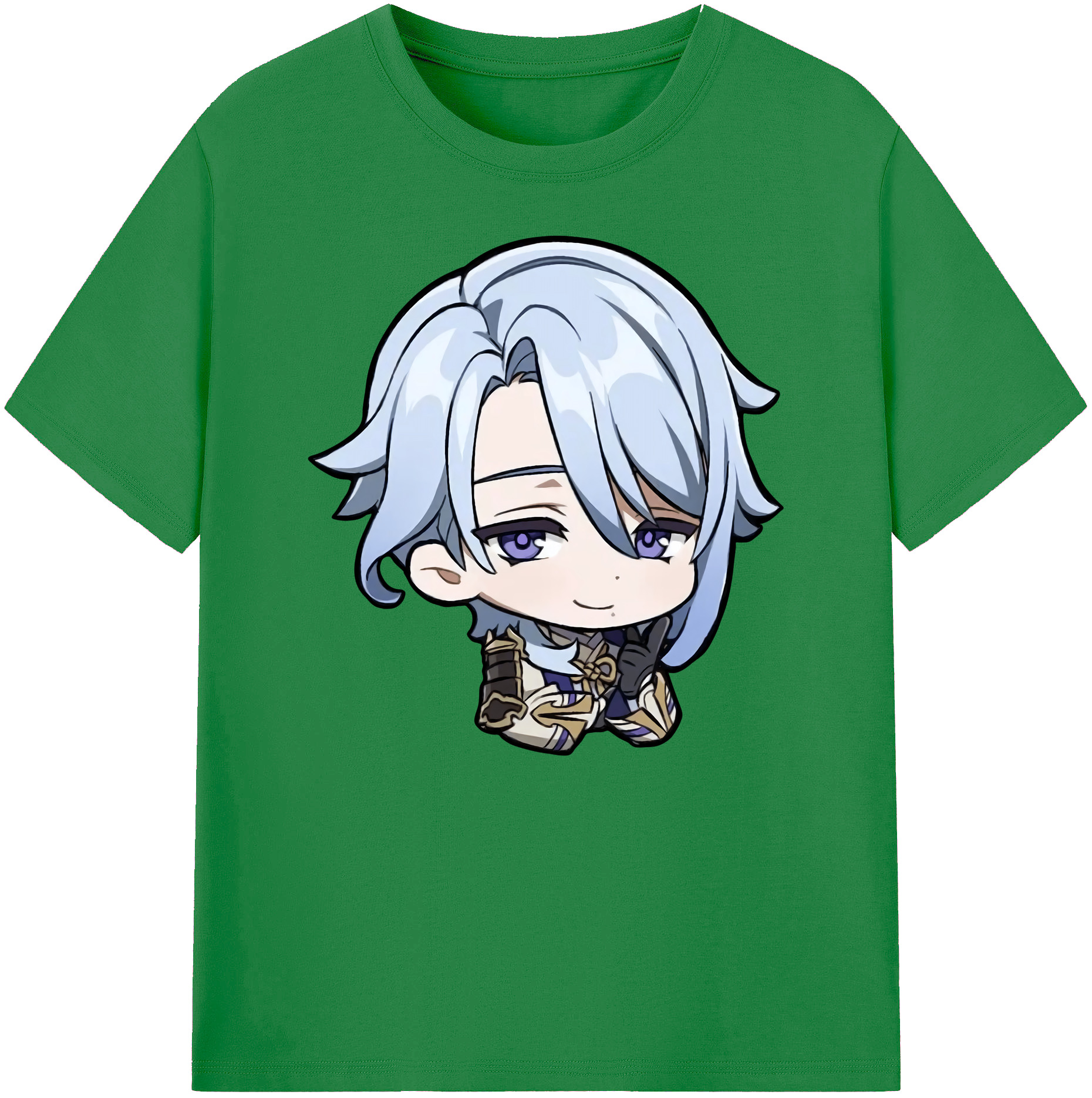 げんし神 神里綾人 かみさとあやと genshin Kamisato Ayato 綿100％ メンズ半袖Tシャツ｜肌触りやわらか＆通気性