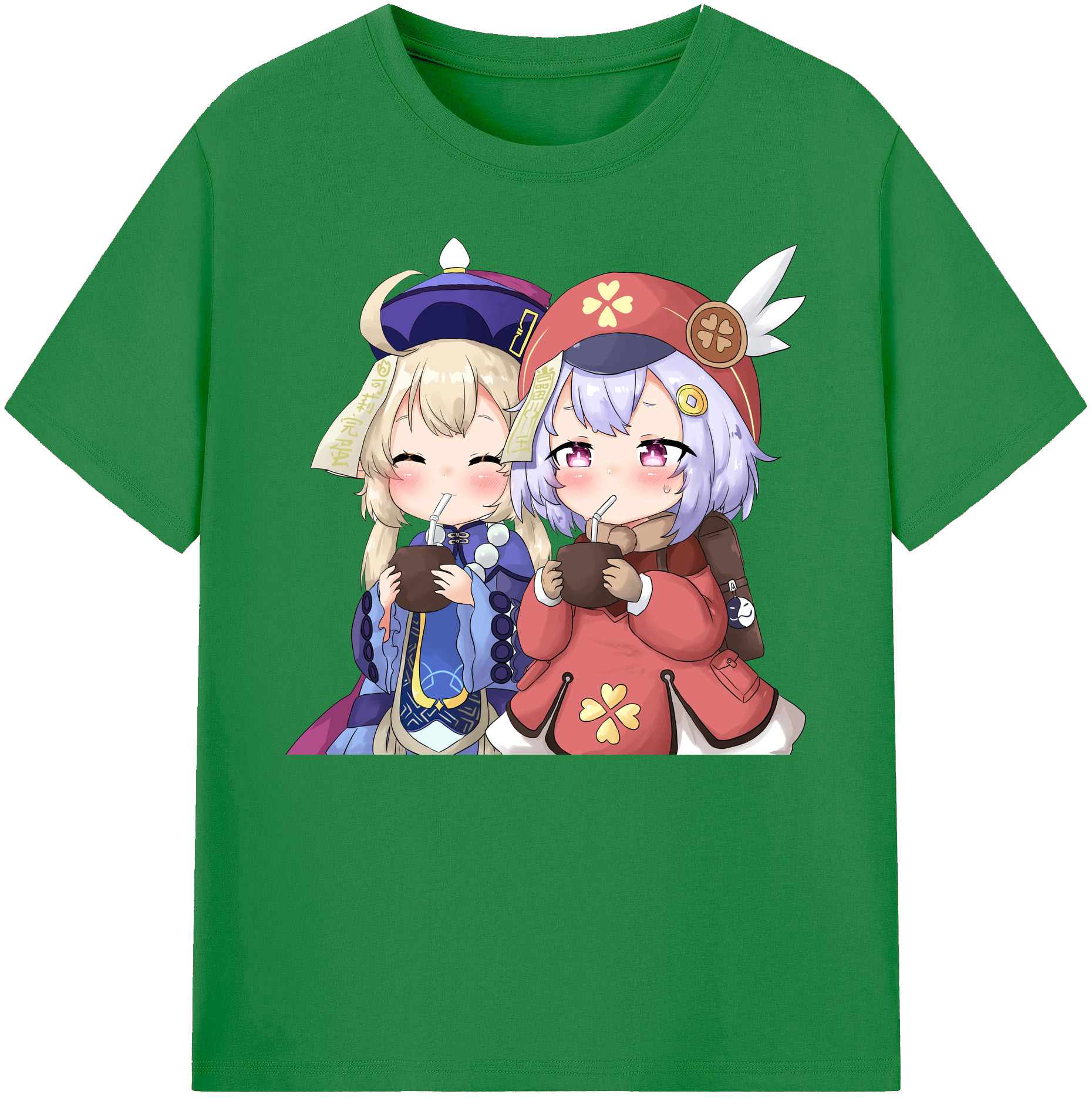 げんし神 七七 なな  genshin Nana 綿100％ メンズ半袖Tシャツ｜肌触りやわらか＆通気性