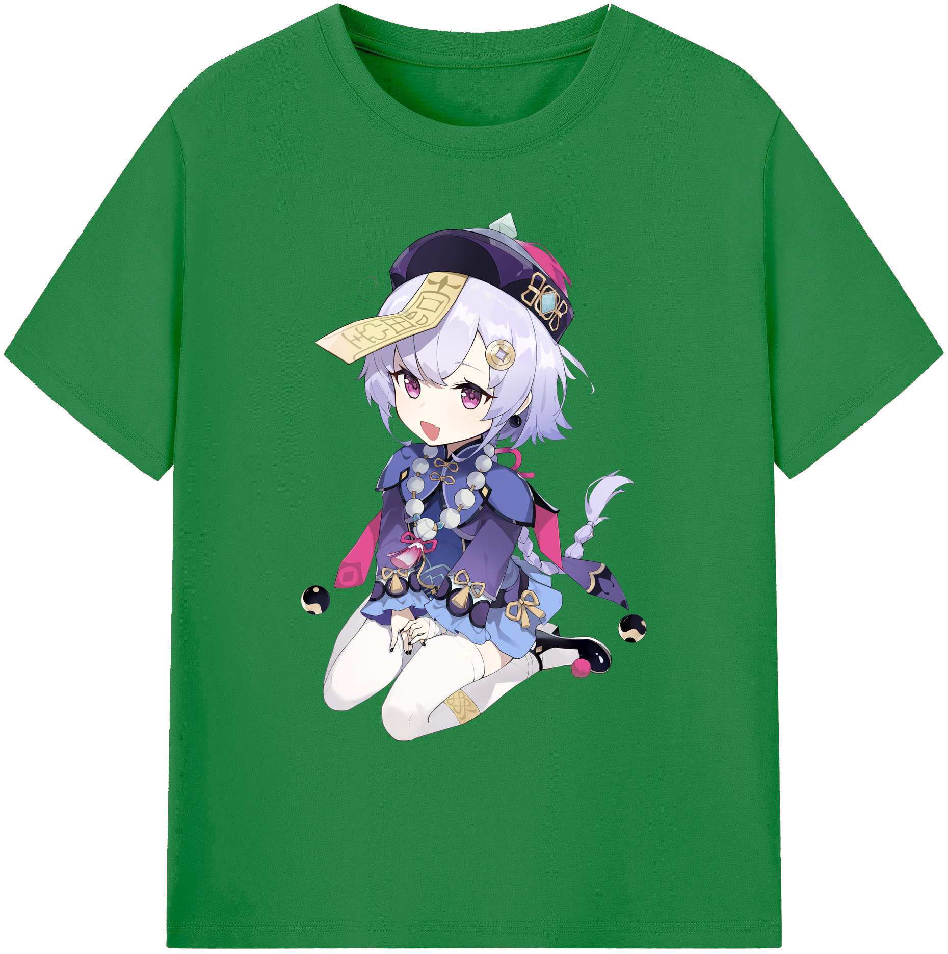 げんし神 七七 なな  genshin Nana 綿100％ メンズ半袖Tシャツ｜肌触りやわらか＆通気性