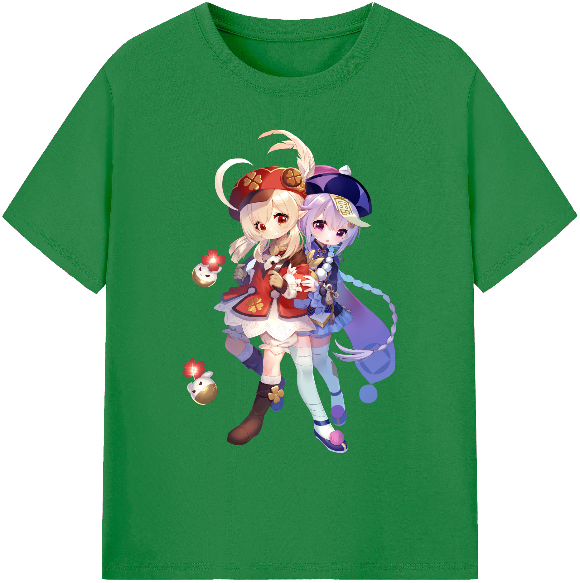 げんし神 七七 なな  genshin Nana 綿100％ メンズ半袖Tシャツ｜肌触りやわらか＆通気性