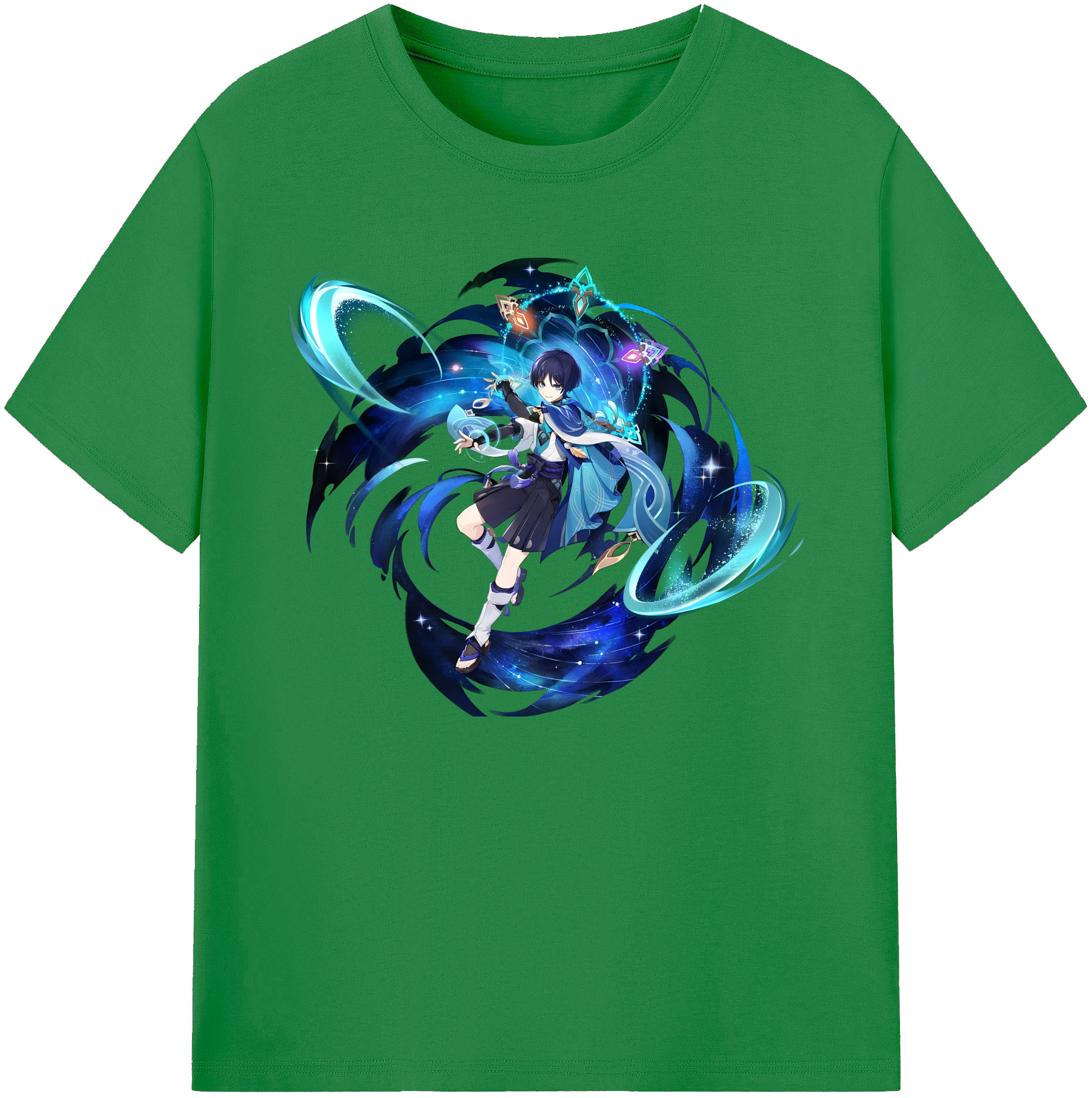 げんし神 さんペい genshin Sanpei 綿100％ メンズ半袖Tシャツ｜肌触りやわらか＆通気性