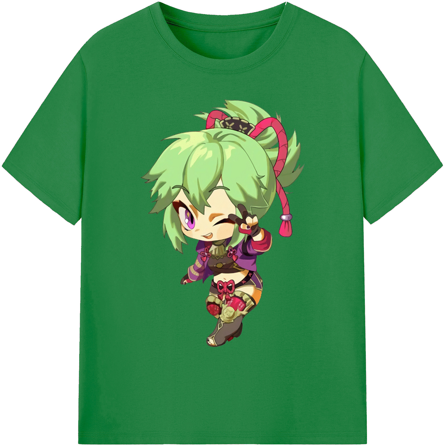 げんし神  久岐忍 くき しのぶ genshin Kuki Shinobu 綿100％ メンズ半袖Tシャツ｜肌触りやわらか＆通気性