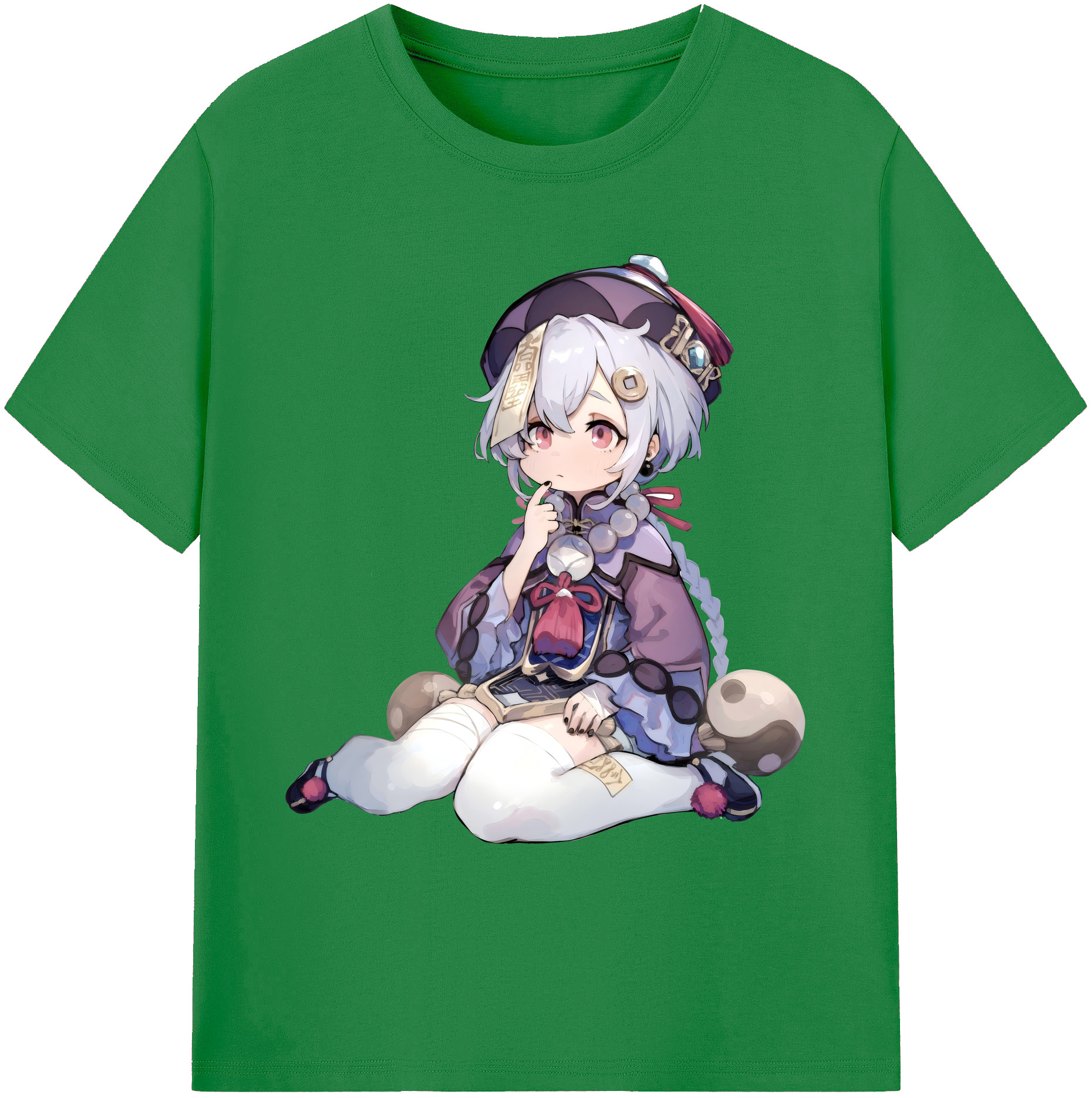 げんし神 七七 なな  genshin Nana 綿100％ メンズ半袖Tシャツ｜肌触りやわらか＆通気性