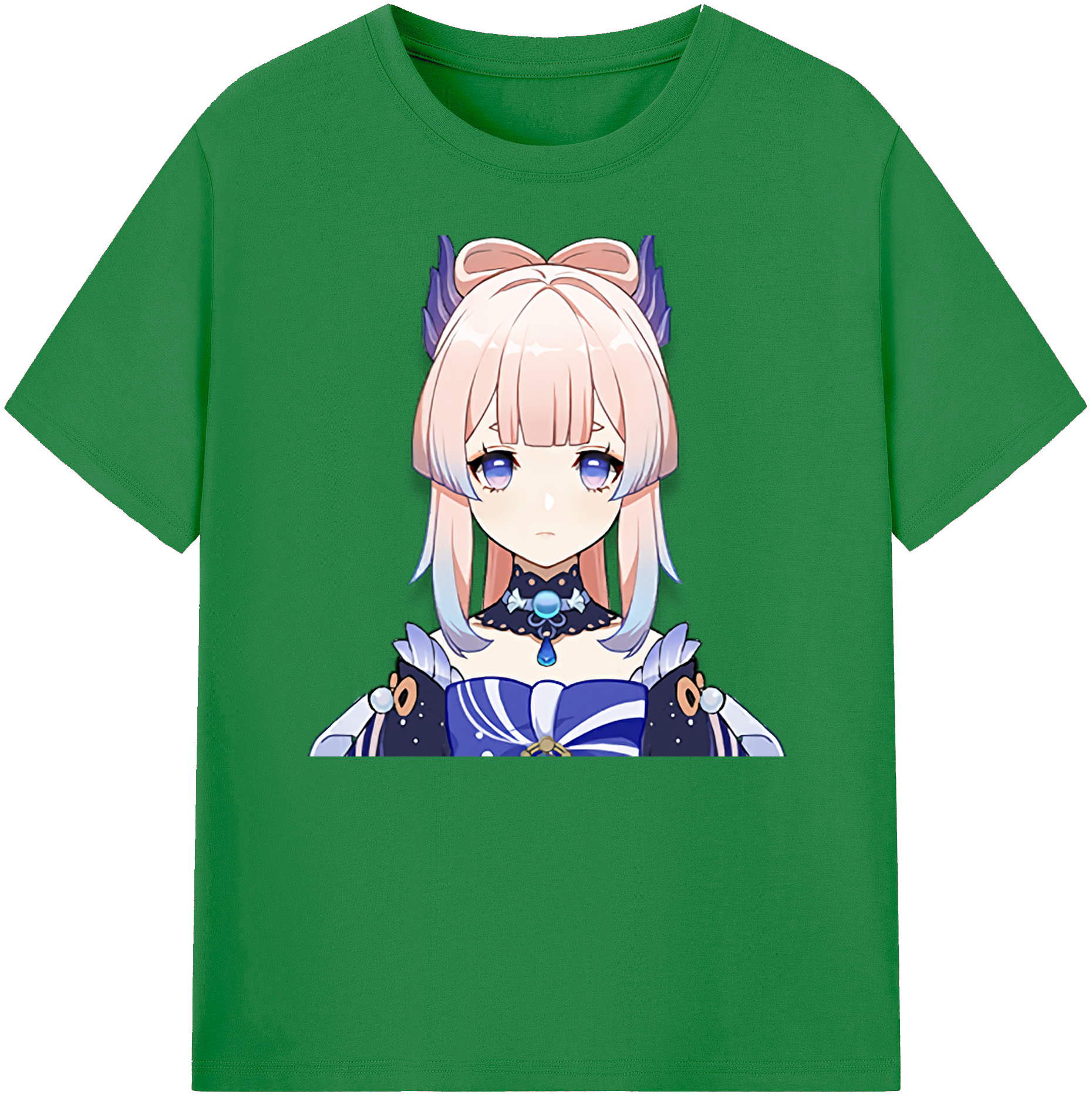 げんし神 珊瑚宮心海 サンゴノミヤ・ココミ genshin Sangonomiya Kokomi 綿100％ メンズ半袖Tシャツ｜肌触りやわらか＆通気性