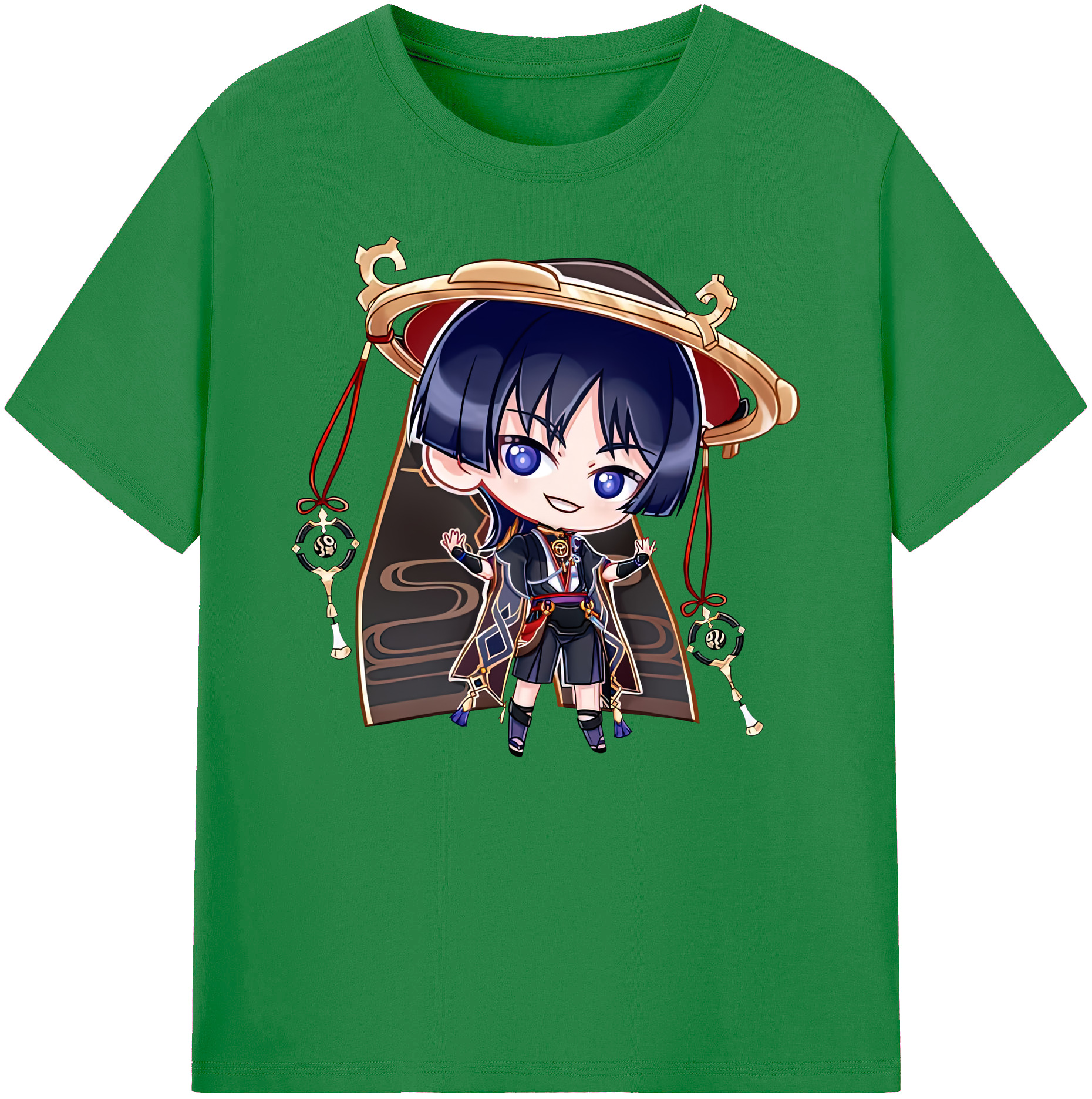 げんし神 さんペい genshin Sanpei 綿100％ メンズ半袖Tシャツ｜肌触りやわらか＆通気性