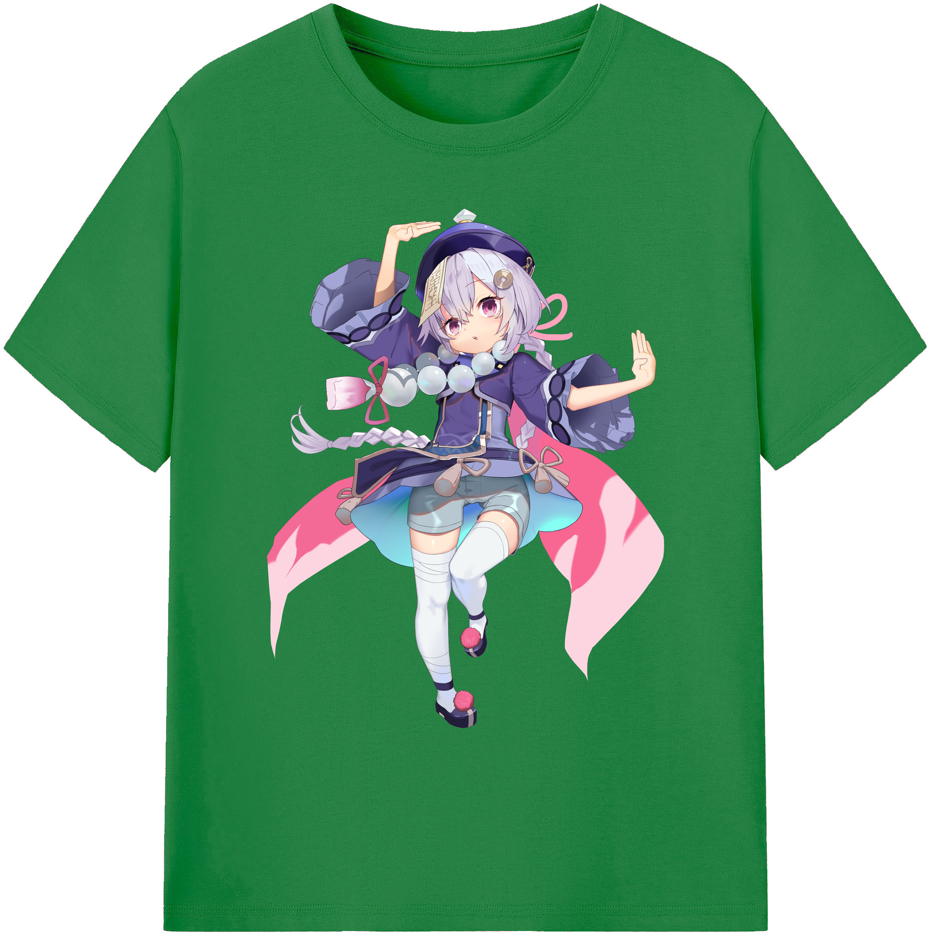 げんし神 七七 なな  genshin Nana 綿100％ メンズ半袖Tシャツ｜肌触りやわらか＆通気性