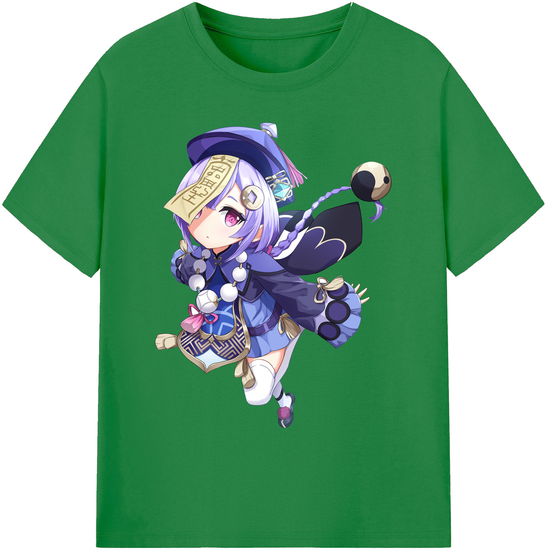 げんし神 七七 なな  genshin Nana 綿100％ メンズ半袖Tシャツ｜肌触りやわらか＆通気性