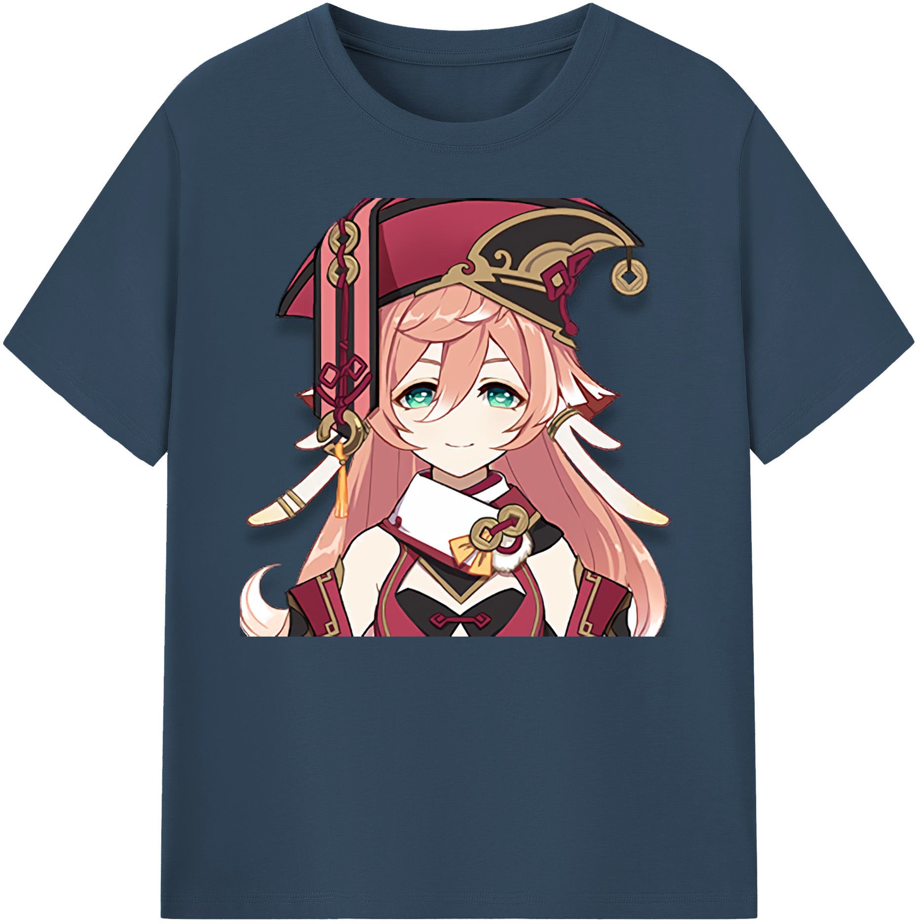 げんし神 ヤンフェイ genshin Yanfei 綿100％ メンズ半袖Tシャツ｜肌触りやわらか＆通気性