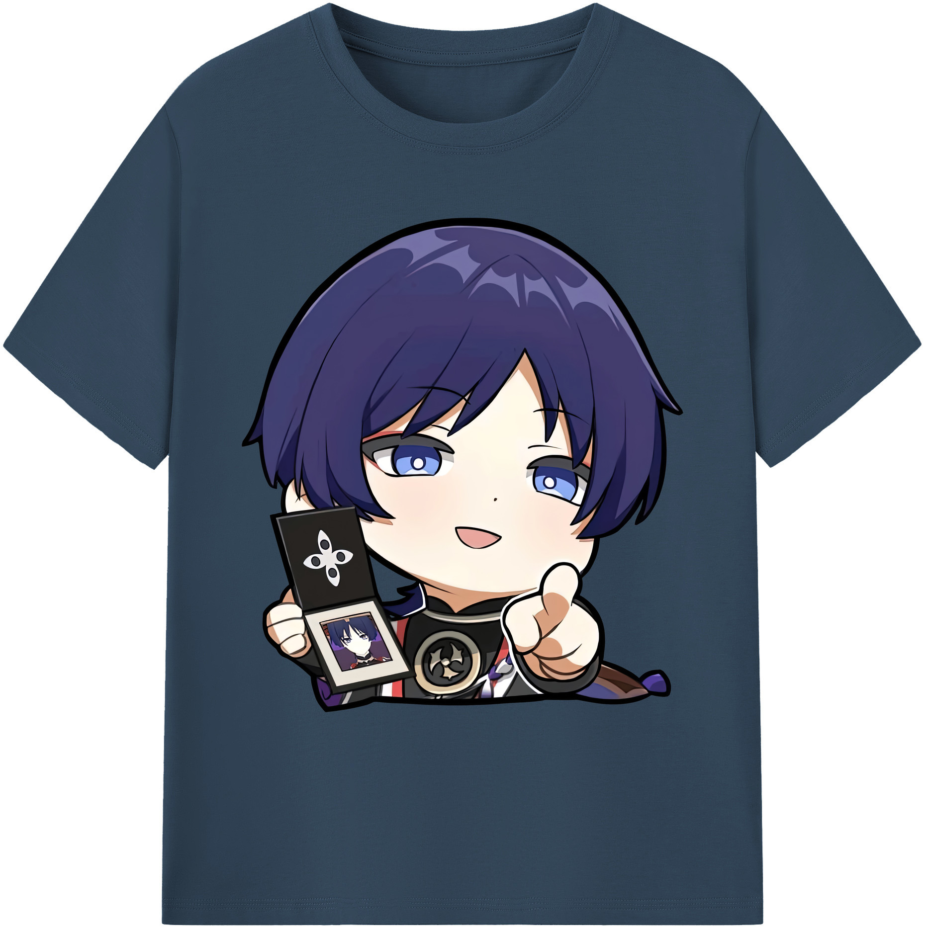 げんし神 さんペい genshin Sanpei 綿100％ メンズ半袖Tシャツ｜肌触りやわらか＆通気性