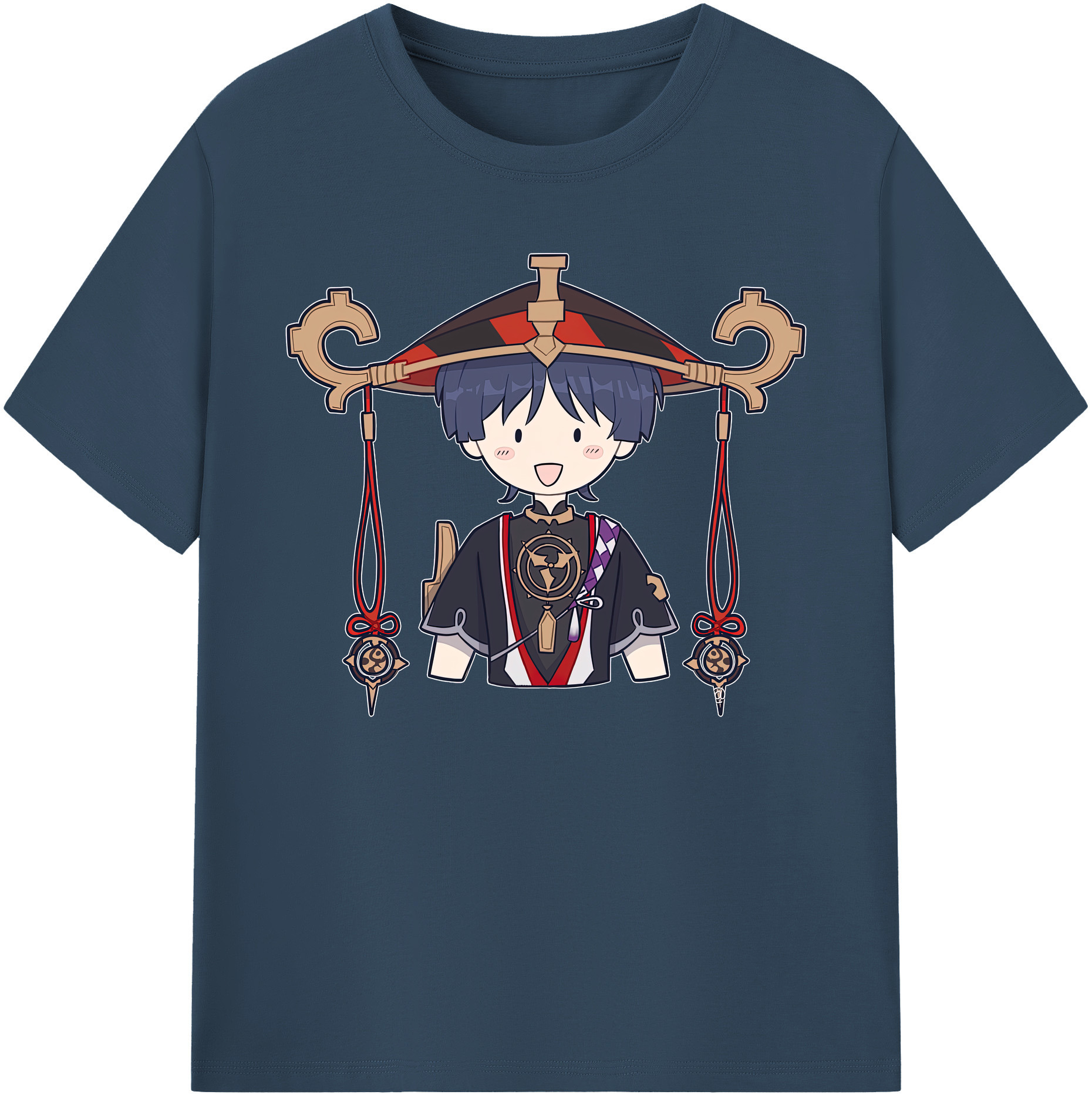 げんし神 さんペい genshin Sanpei 綿100％ メンズ半袖Tシャツ｜肌触りやわらか＆通気性